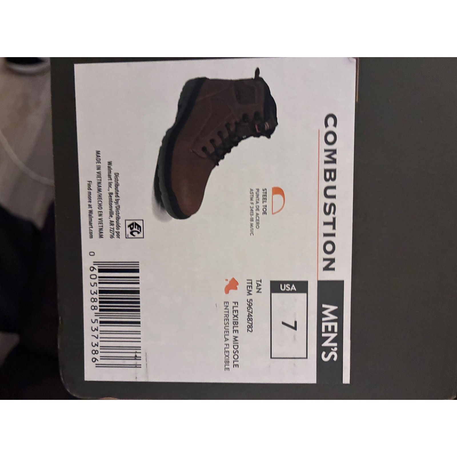 BRAHMIN Brahmans Steel Toe Work Boots Size US 7 / EU 40 - 13 Thumbnail