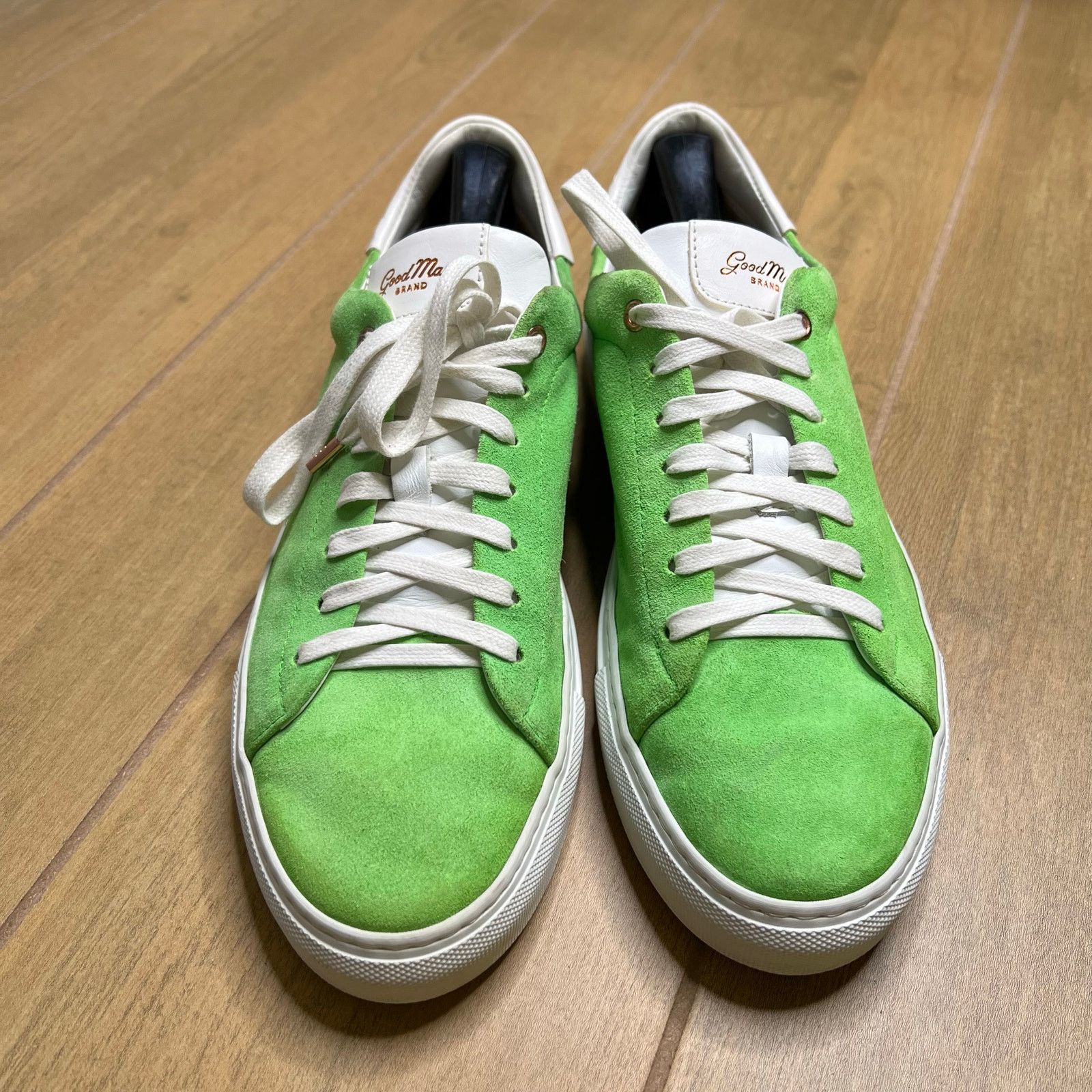Good Man Brand Good Man Brand Green Low Top Sneakers Men’s Size 9 Luxury Size US 9 / EU 42 - 2 Thumbnail