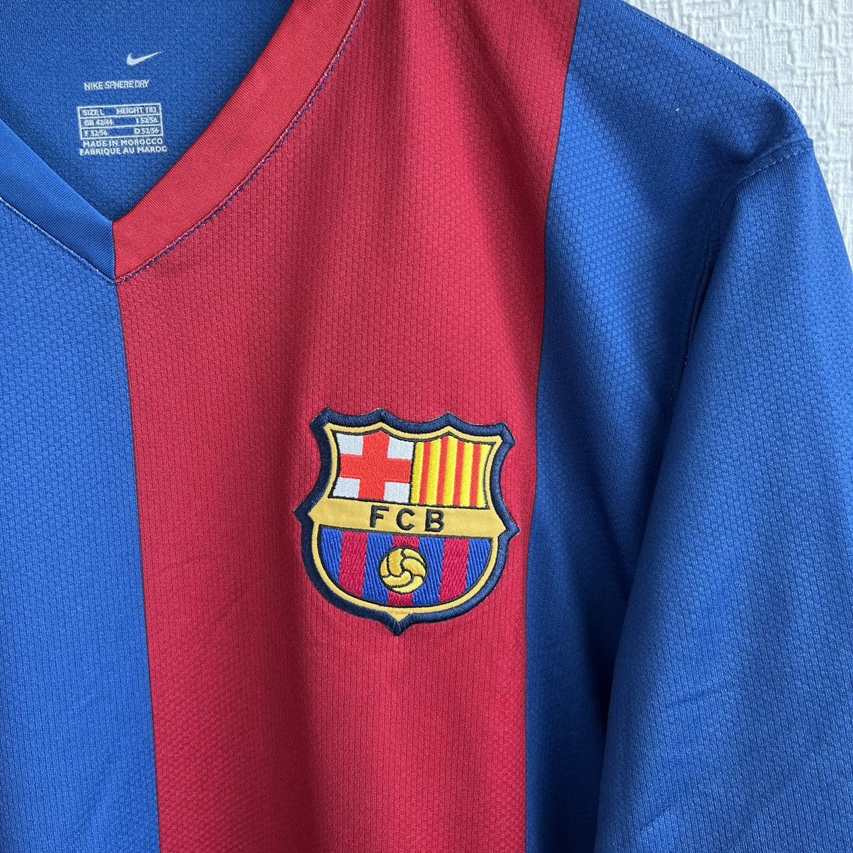 Nike 2006/07 NIKE BARCELONA HOME #19 MESSI SOCCER SHIRT JERSEY Size US L / EU 52-54 / 3 - 12 Thumbnail