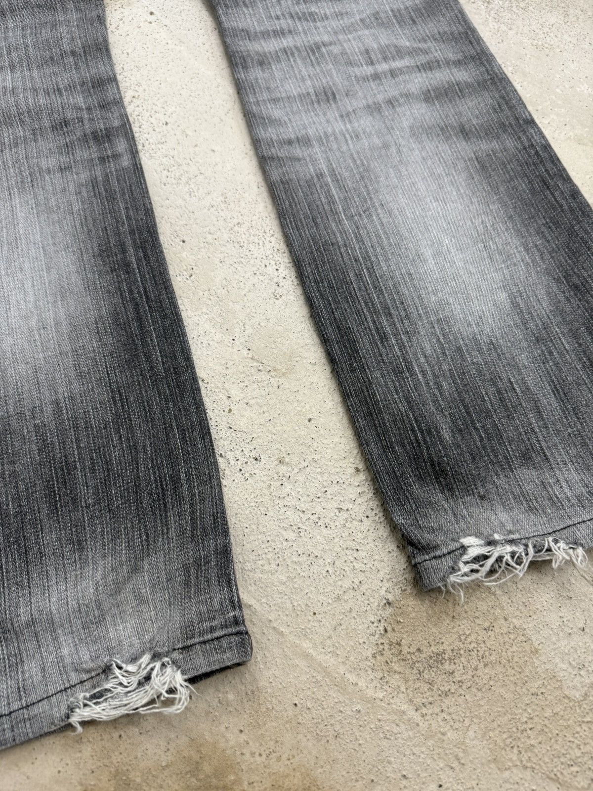 Nicole Club Monsieur Nicole 1974 Whisker Straight Leg Distressed Pants Size US 32 / EU 48 - 15 Thumbnail