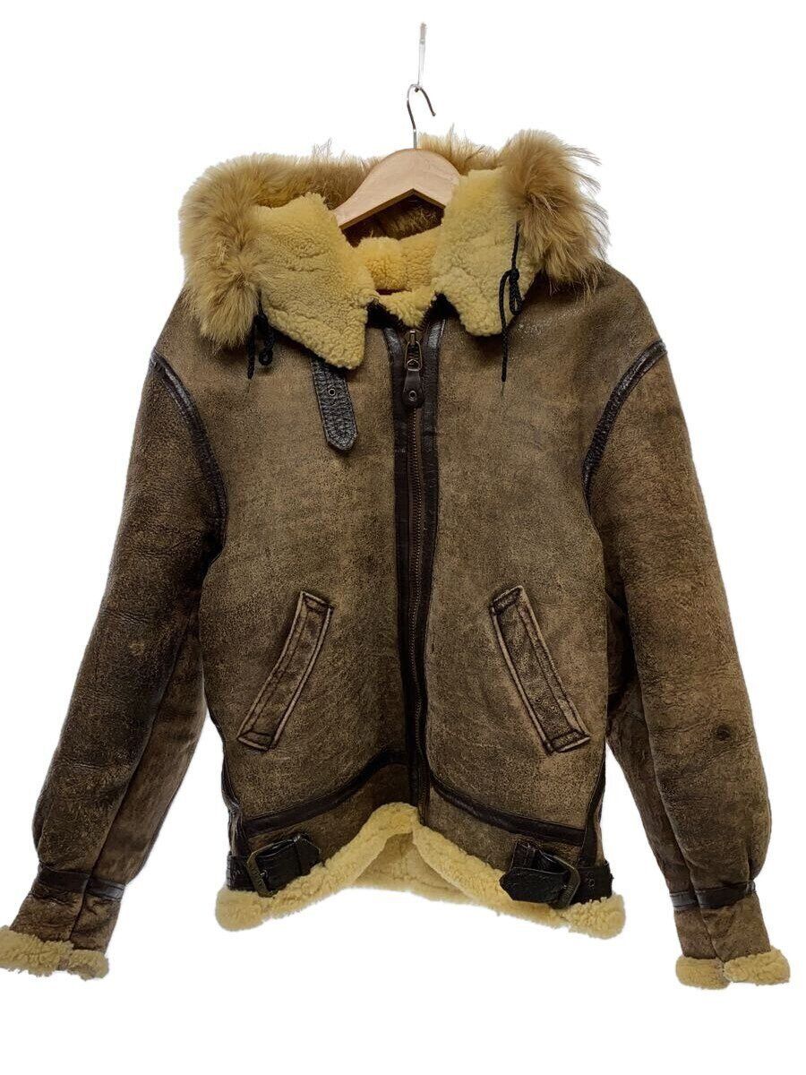 Avirex Avirex Plain Sheep Leather Flight Jacket Brown Size US M / EU 48-50 / 2 - 1 Thumbnail