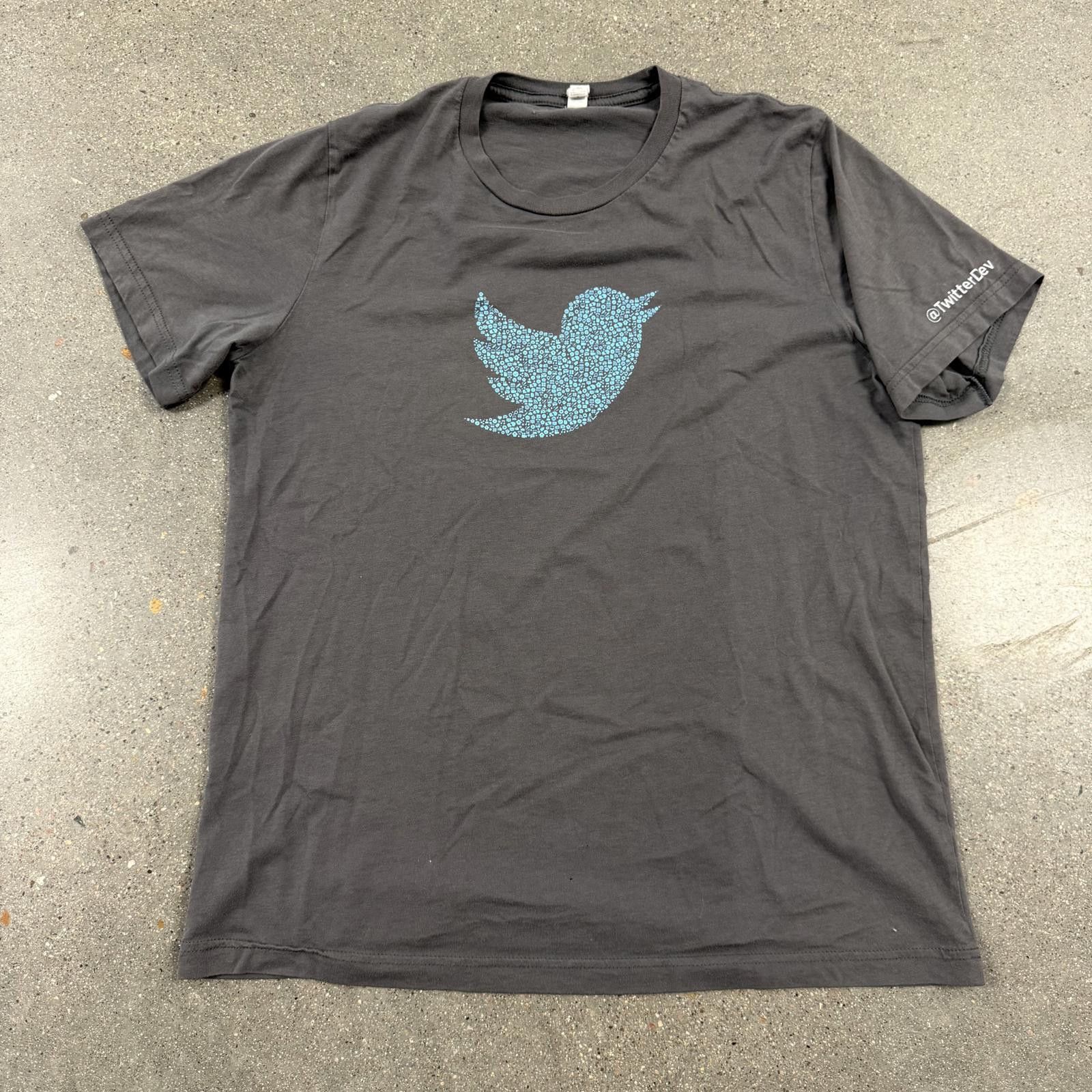 Designer Twitter Dev Team Bird Logo Rare Employee T-Shirt - M Size US M / EU 48-50 / 2 - 1 Thumbnail
