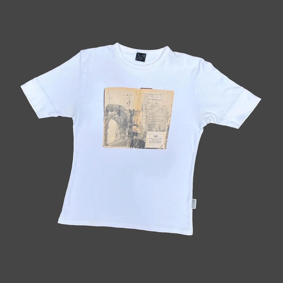 Band Tees × Vintage Radiohead 2000 Y2K Vintage Band Tour Waste Top T-Shirt Size L / US 10 / IT 46 - 1 Thumbnail