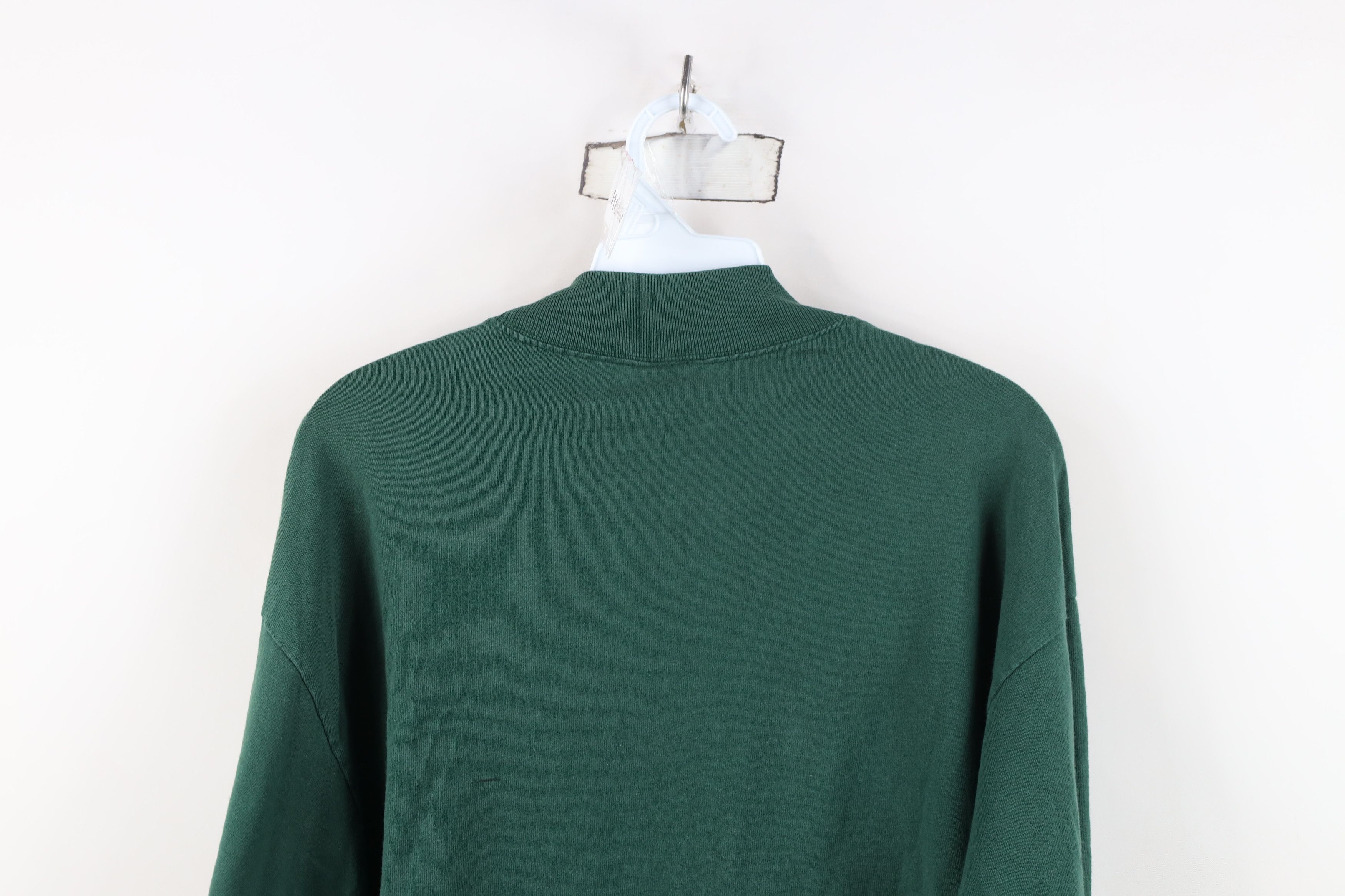 Vintage Vintage 90s Streetwear Mock Neck Long Sleeve T-Shirt Cotton Size US L / EU 52-54 / 3 - 12 Thumbnail