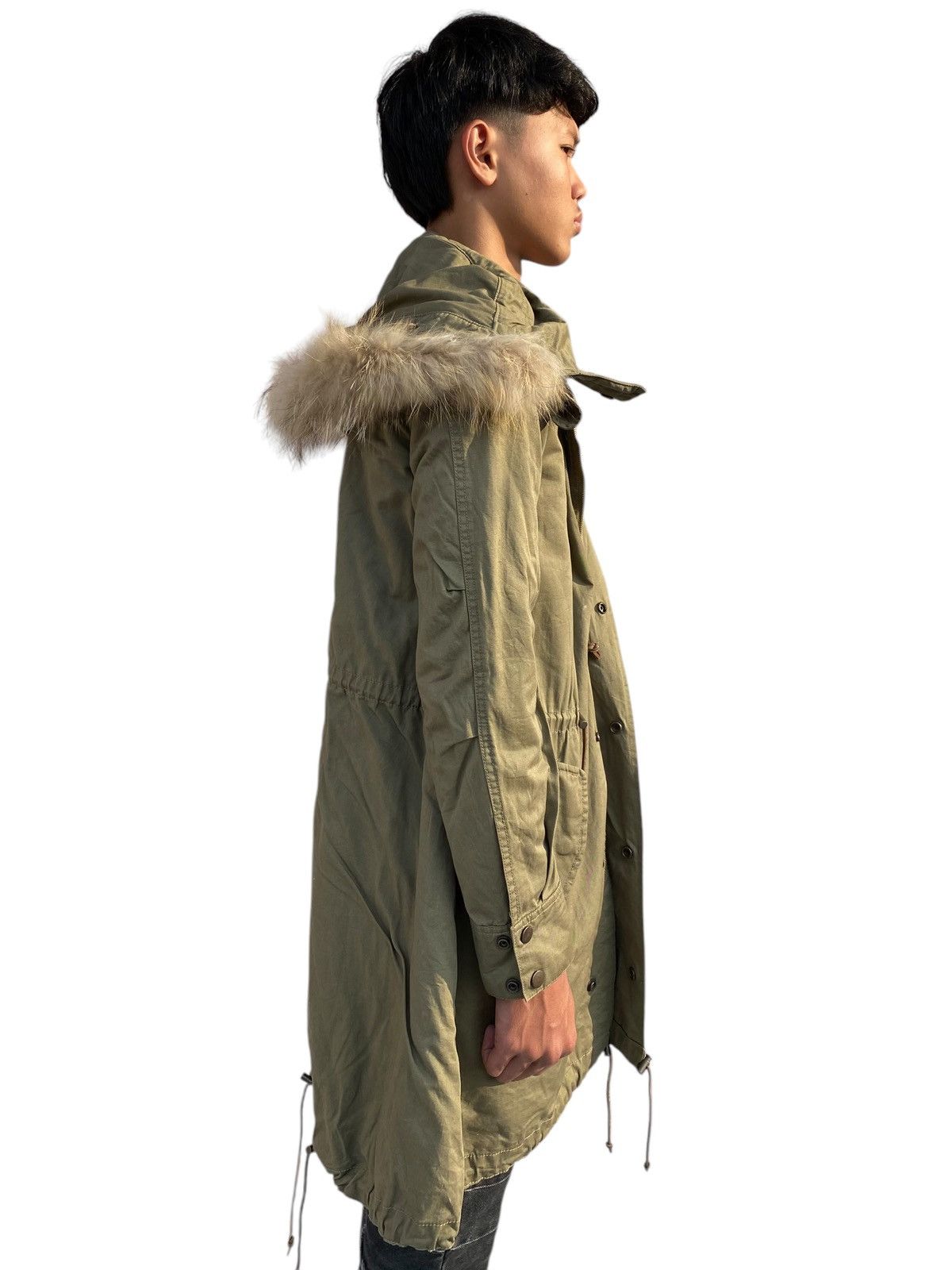 If Six Was Nine 2000s Panaji by GOA - Fur Hoodie Apocalypse Style Jacket Size US M / EU 48-50 / 2 - 5 Thumbnail