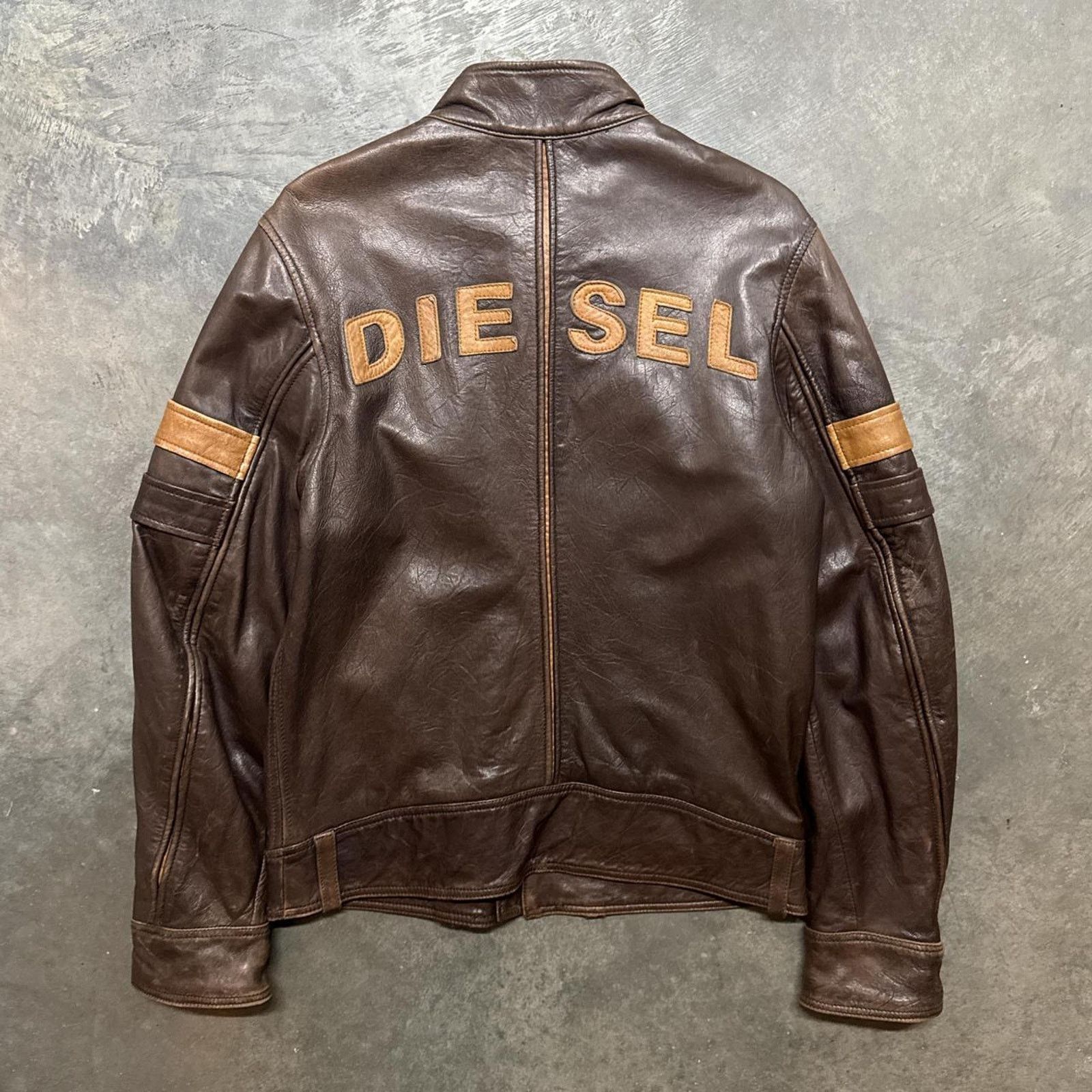 DIESEL Leather jacket 80's〜90 Diesel 90s Vintage Leather Moto