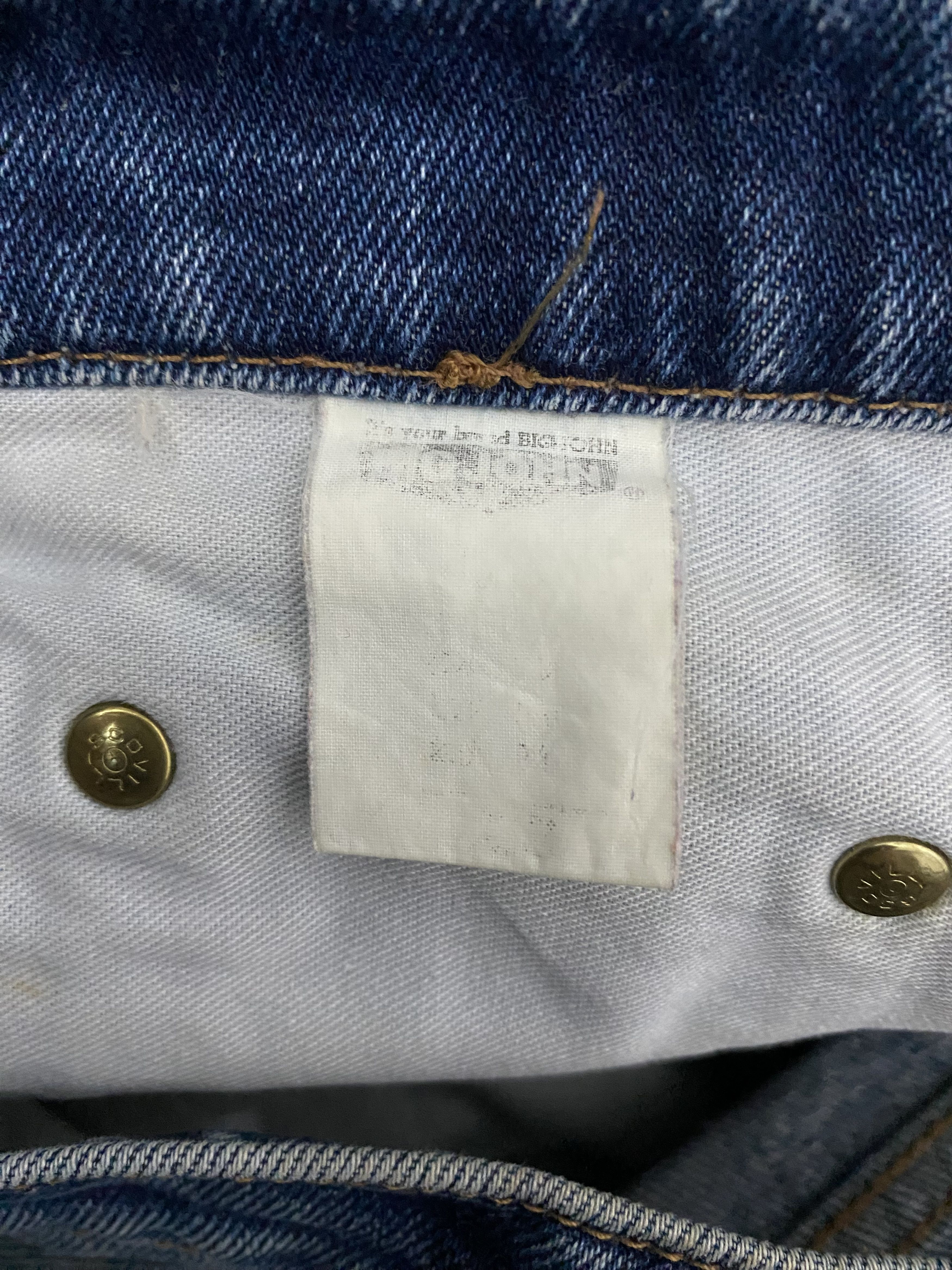 Big John 90s BIG JOHN EXTRA Japan Denim Distressed Worn Faded Jeans Size US 29 - 14 Thumbnail