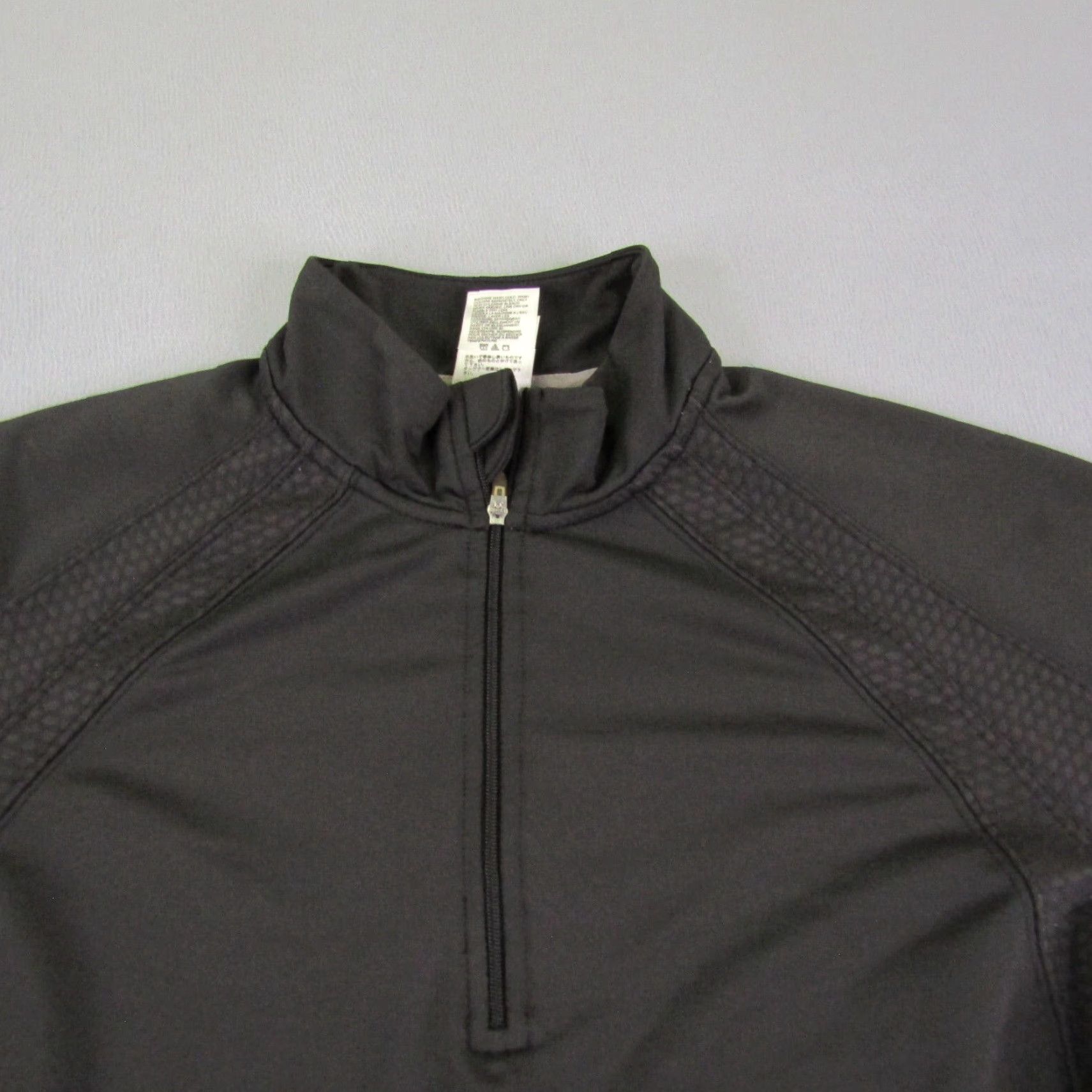 The North Face The North Face Sweater Women Large Black Flight Series Pullover 1/4 Zip Thumbholes Mock Neck Raglan Sleeve Zipper Logo 1/2 Zip Outdoor Size L / US 10 / IT 46 - 2 Thumbnail