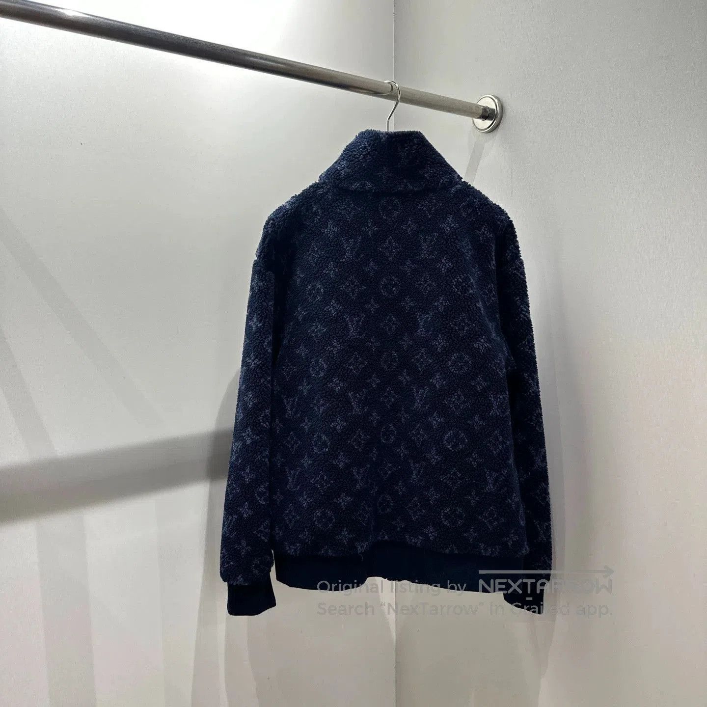 Louis Vuitton Blue Fleece Zip-Up Jacket Size S. Size US S / EU 44-46 / 1 - 2 Thumbnail
