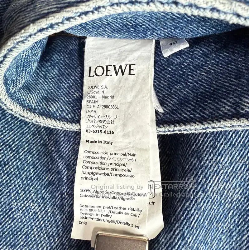 Loewe Loewe Relaxed Fit Blue Cotton Pants . Size 30" / US 8 / IT 44 - 8 Thumbnail