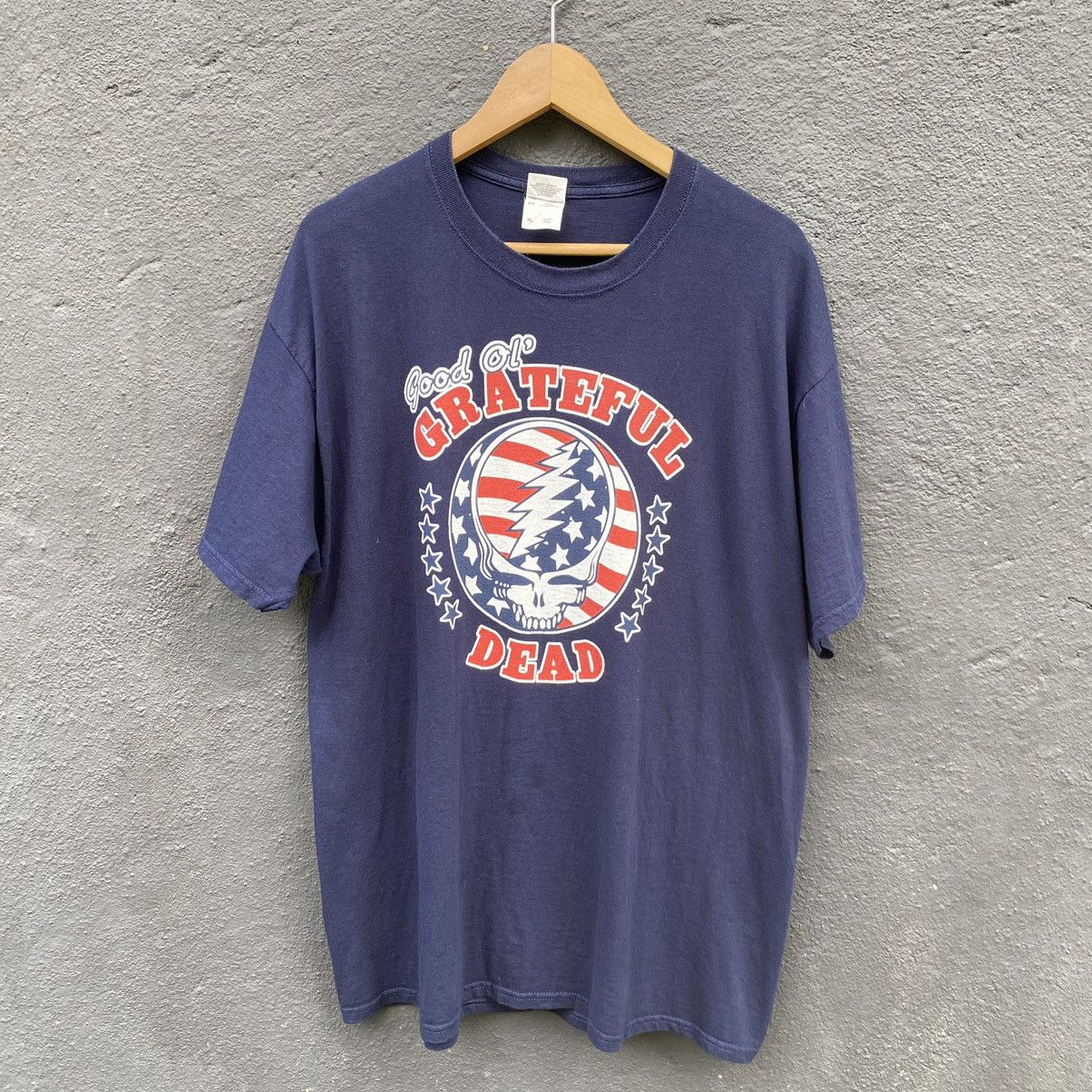 Grateful Dead Vintage Y2K Grateful Dead Skull ERD GRUNGE THRASHED TEE Size US XL / EU 56 / 4 - 1 Thumbnail