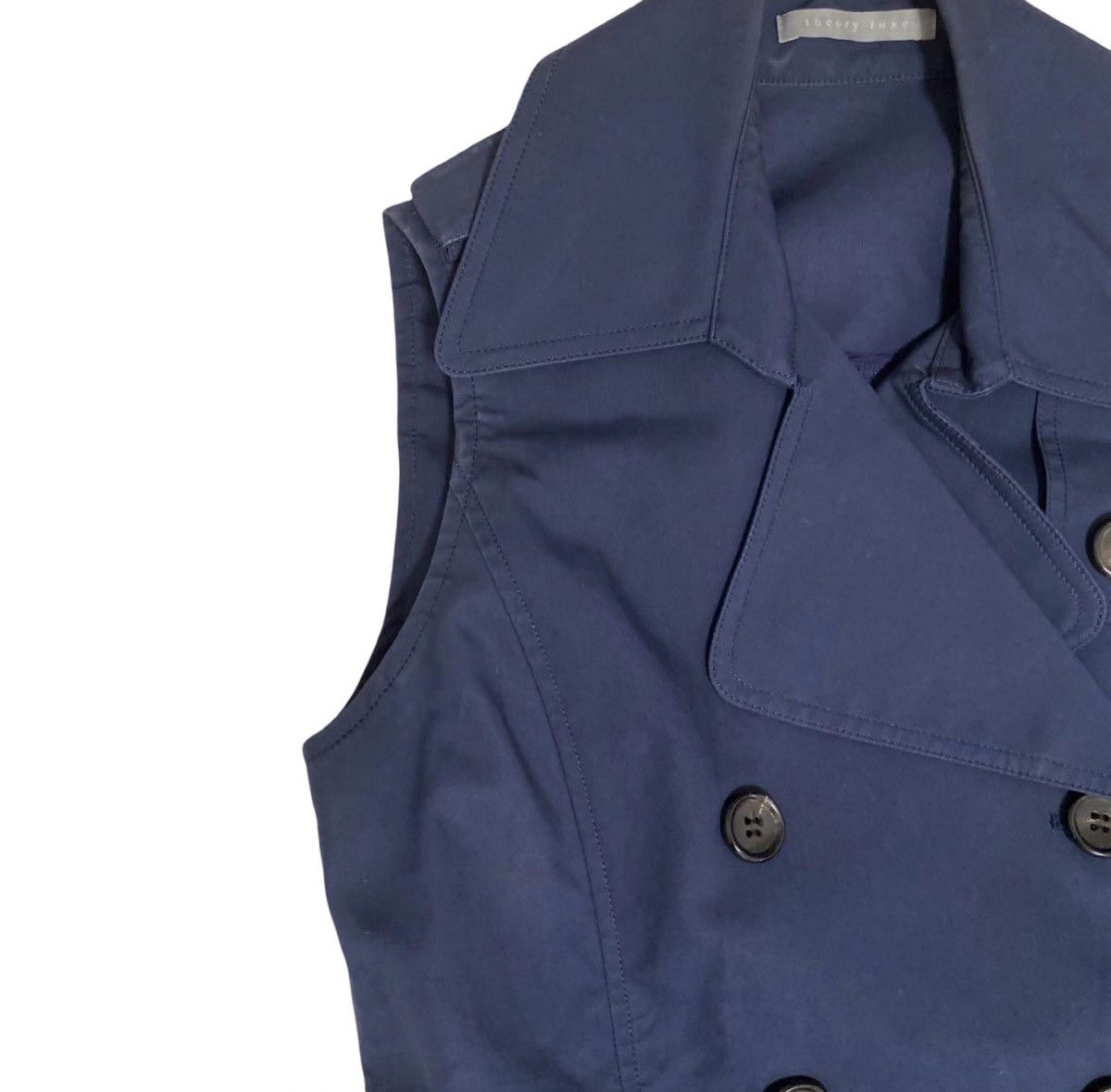 Other Theory Luxe "New Coliseum" Trench Gilet / Dress Size XS / US 0-2 / IT 36-38 - 7 Thumbnail
