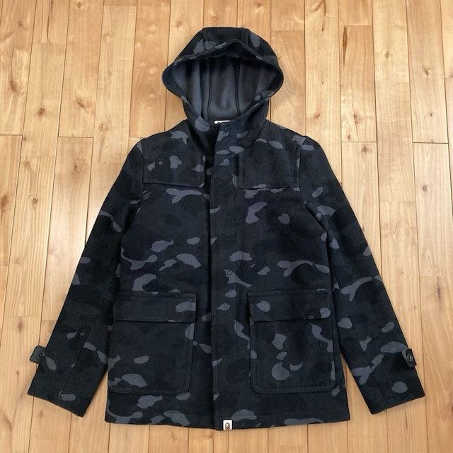 Bape BAPE Wool Duffel Coat Black Camo a bathing ape NIGO Size US M / EU 48-50 / 2 - 1 Thumbnail