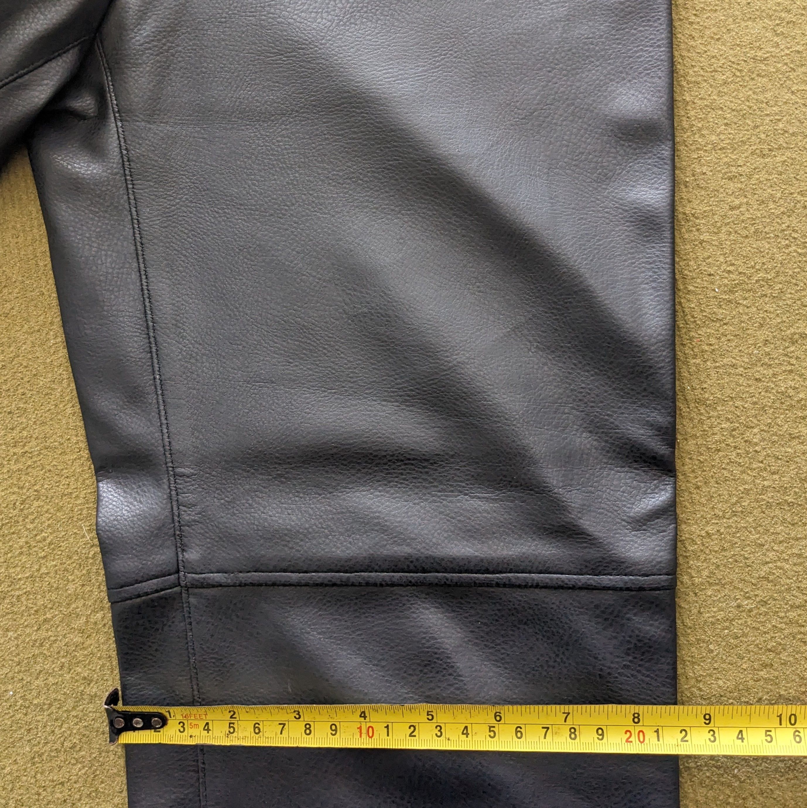 Other Vintage MARELLA TRICOT Luxury Brand Leather Pants Size US 28 / EU 44 - 7 Thumbnail