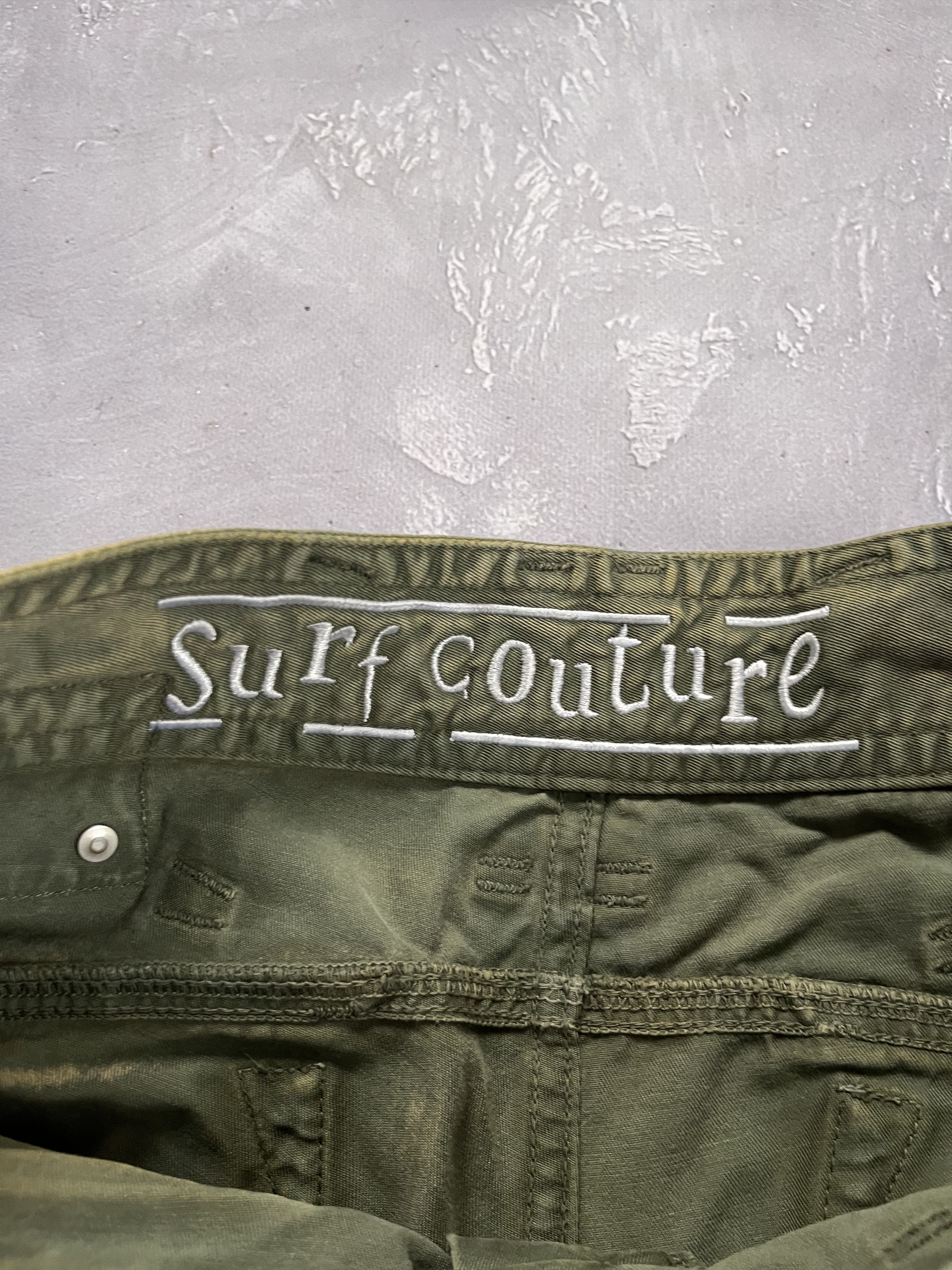 Vintage Surf Couture Cargo Pants Y2K Parachute Tactical Baggy Size 28" / US 6 / IT 42 - 8 Thumbnail