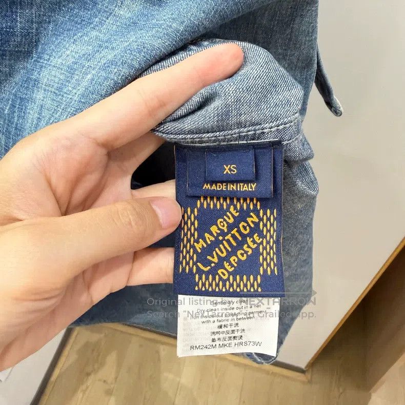 Louis Vuitton Louis Vuitton 24 FW Studded Alphabet Single Breasted Denim Size US XS / EU 42 / 0 - 4 Thumbnail
