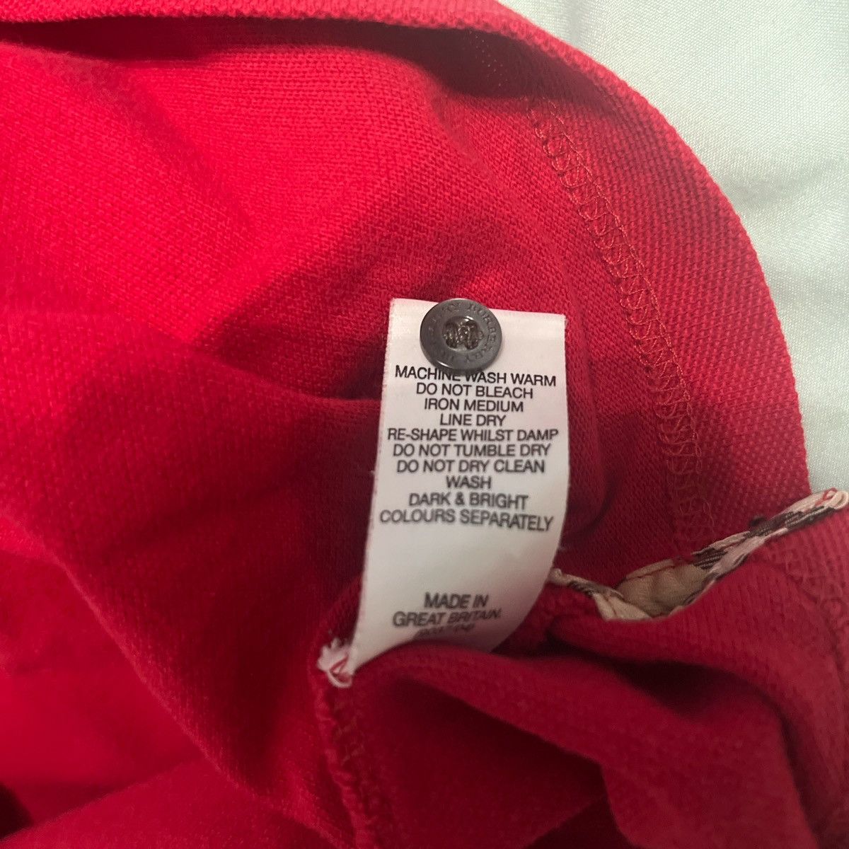 Burberry Red Burberry London polo shirt Size US S / EU 44-46 / 1 - 5 Thumbnail