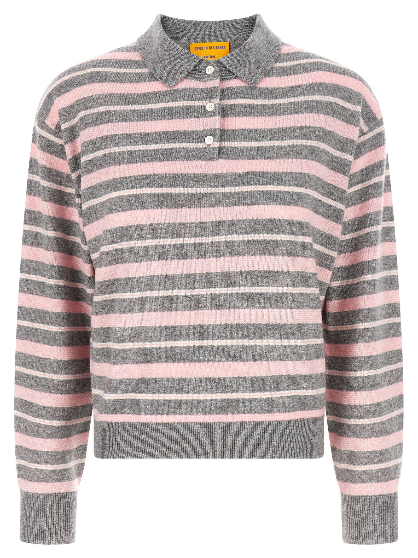 Guest in Residence 'Clloegiate Stripe Polo' sweater Size M / US 6-8 / IT 42-44 - 1 Thumbnail