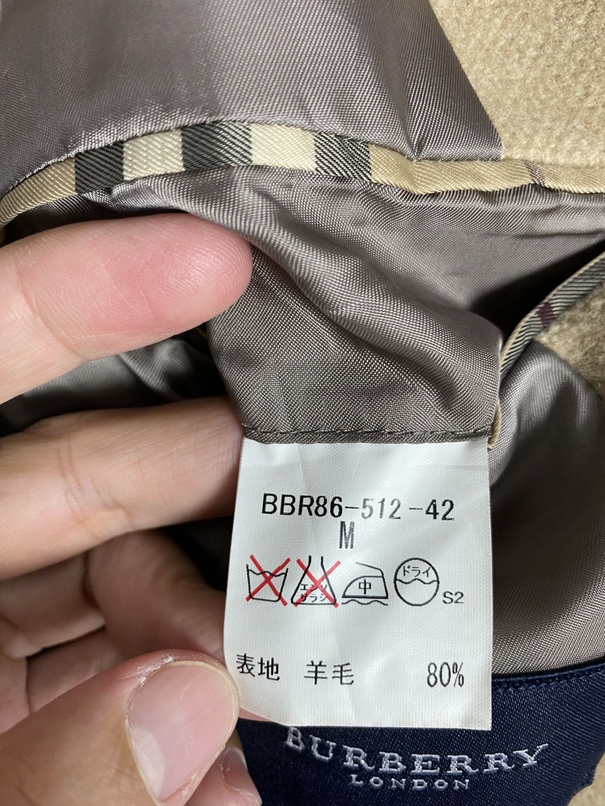 Burberry Rare‼️ Burberry London Wool Coat Made in Japan Size US M / EU 48-50 / 2 - 6 Thumbnail