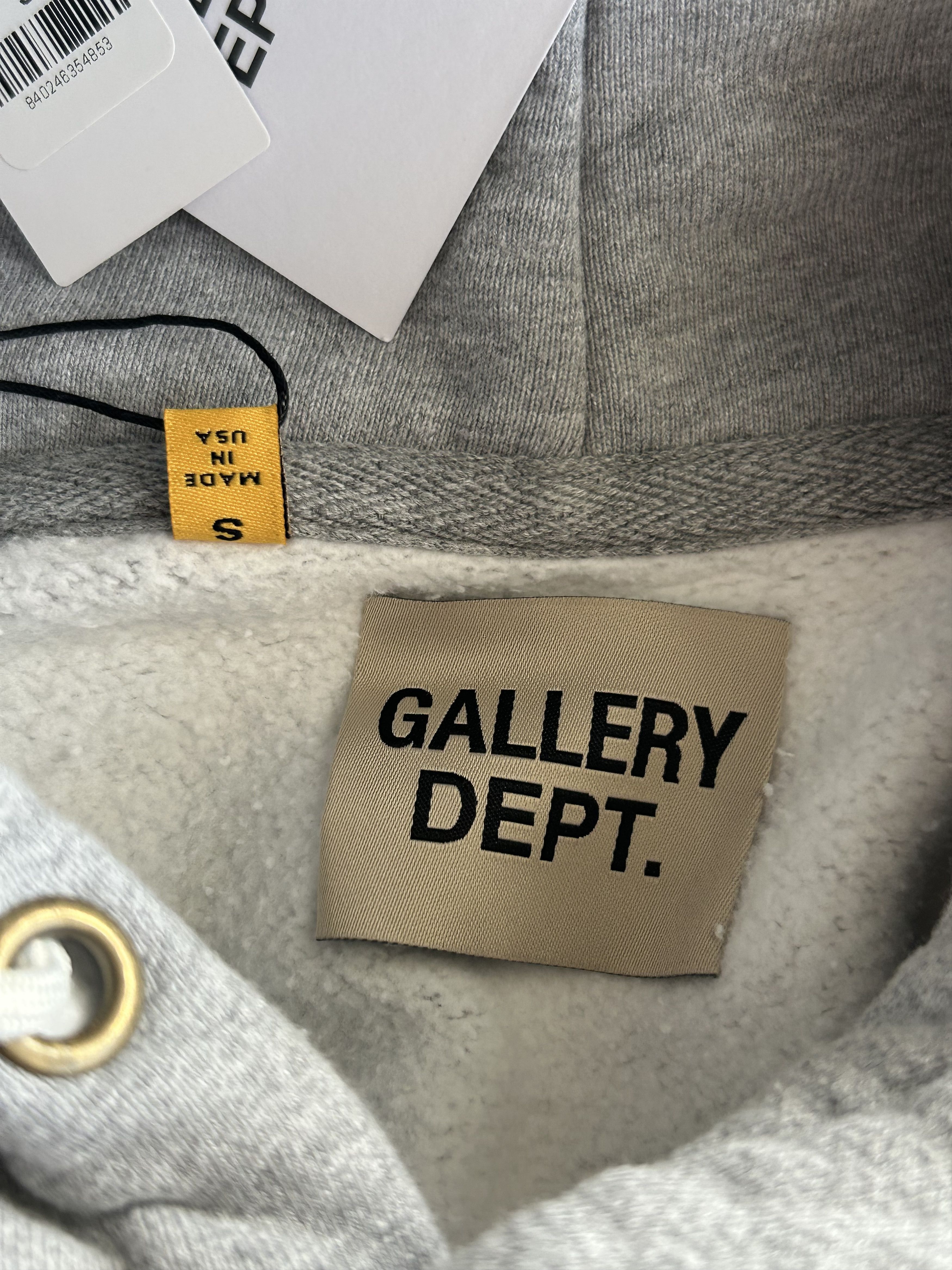 Gallery Dept. Gallery Dept Grey & Black Dept Logo Hoodie Size US S / EU 44-46 / 1 - 3 Thumbnail
