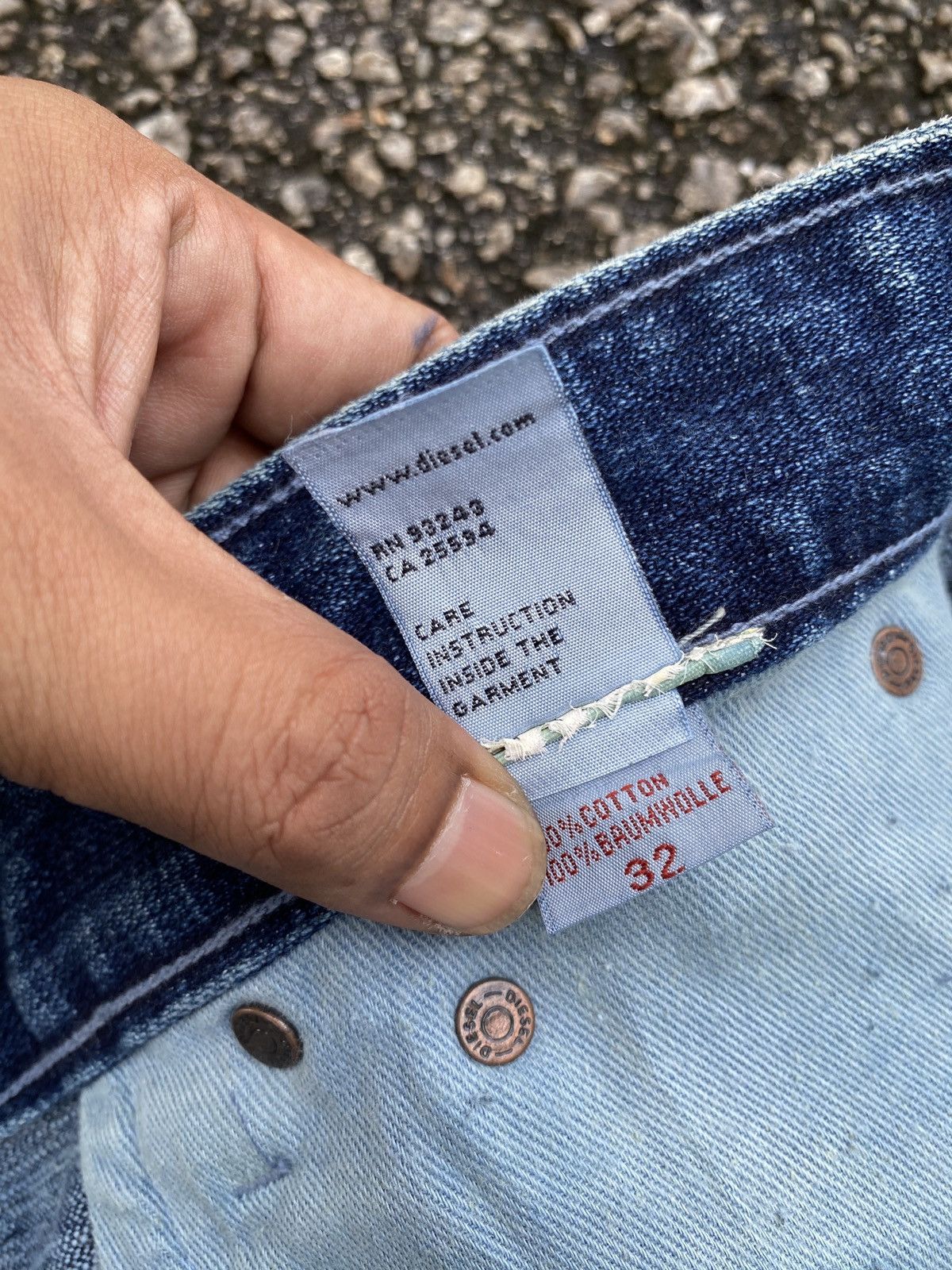 Diesel × Japanese Brand × Tornado Mart 1990s - Vintage Diesel Astronomy Design Flare Denim Size US 32 / EU 48 - 19 Thumbnail