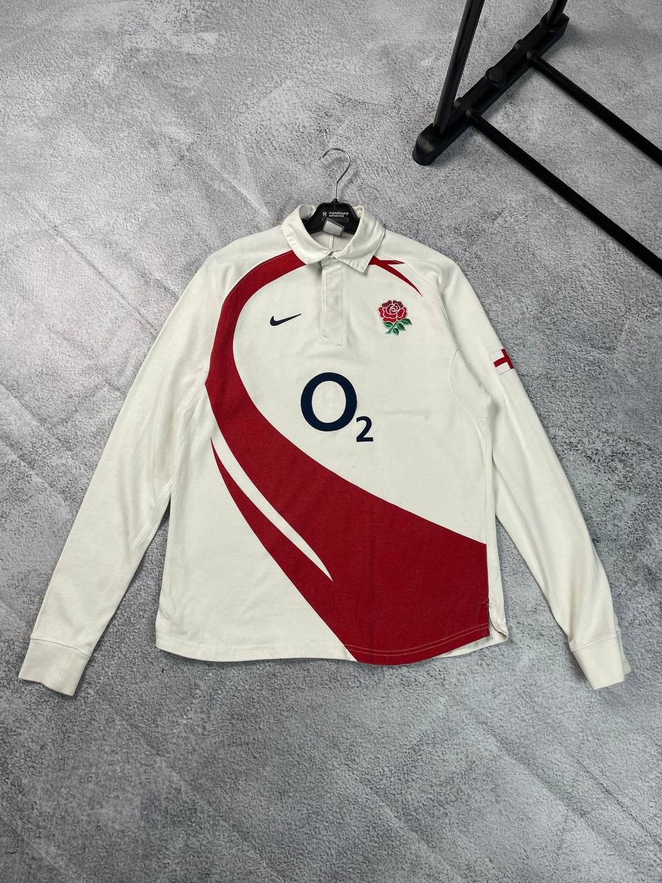 Nike × Vintage Vintage Nike England Rugby o2 jersey Size US XL / EU 56 / 4 - 2 Thumbnail