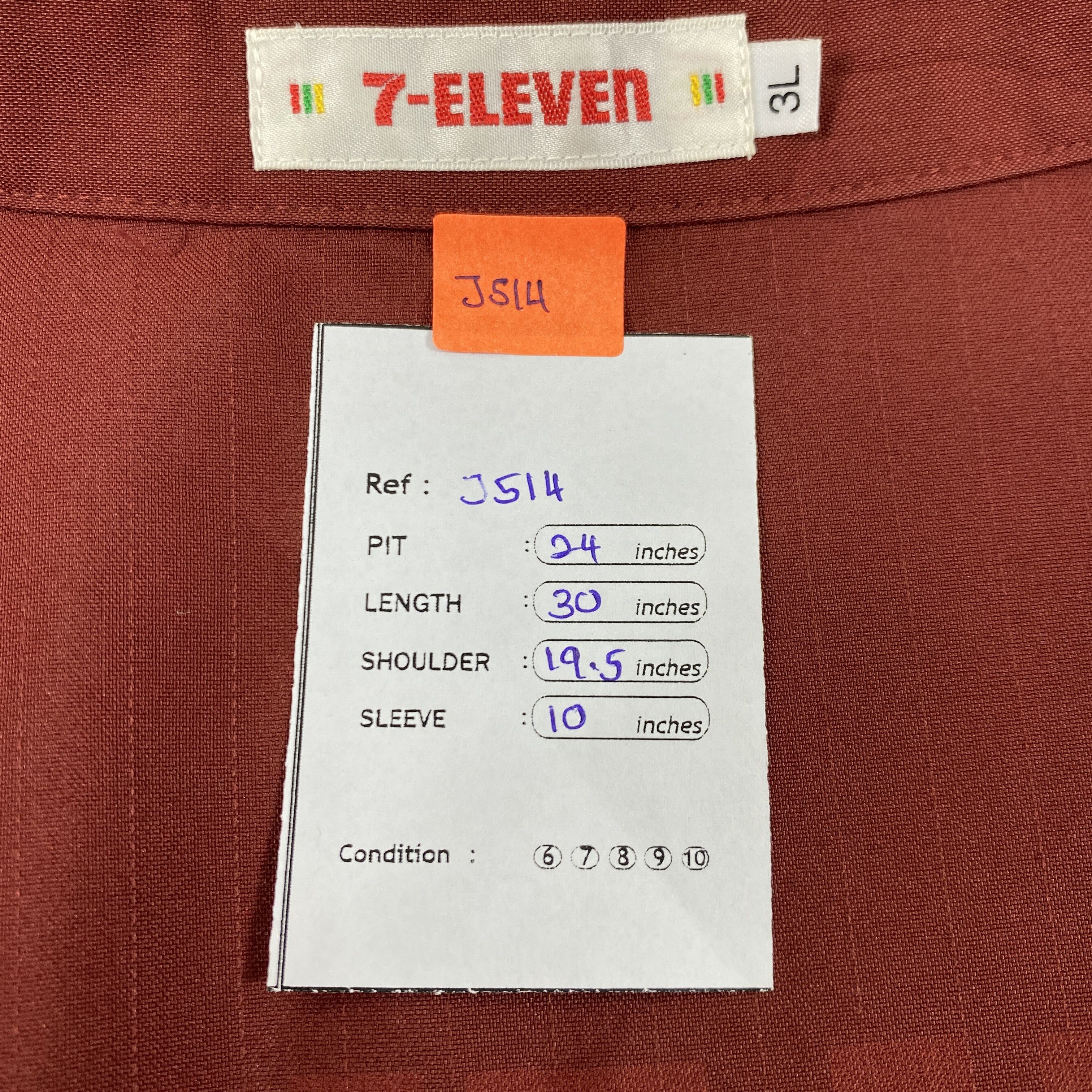 Japanese Brand Vintage 7 Eleven Uniform Zipper Jacket- J514 Size US M / EU 48-50 / 2 - 6 Thumbnail