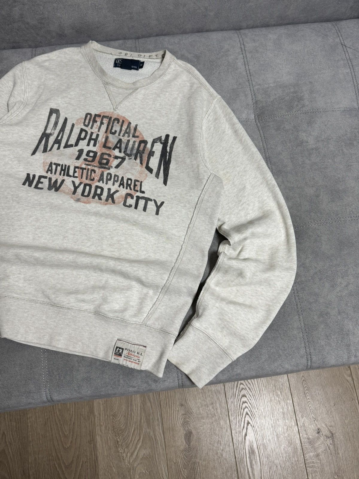 Polo Ralph Lauren × Vintage Vintage Rare Polo Ralph Lauren New York Athletic sweatshirt Size US M / EU 48-50 / 2 - 4 Thumbnail