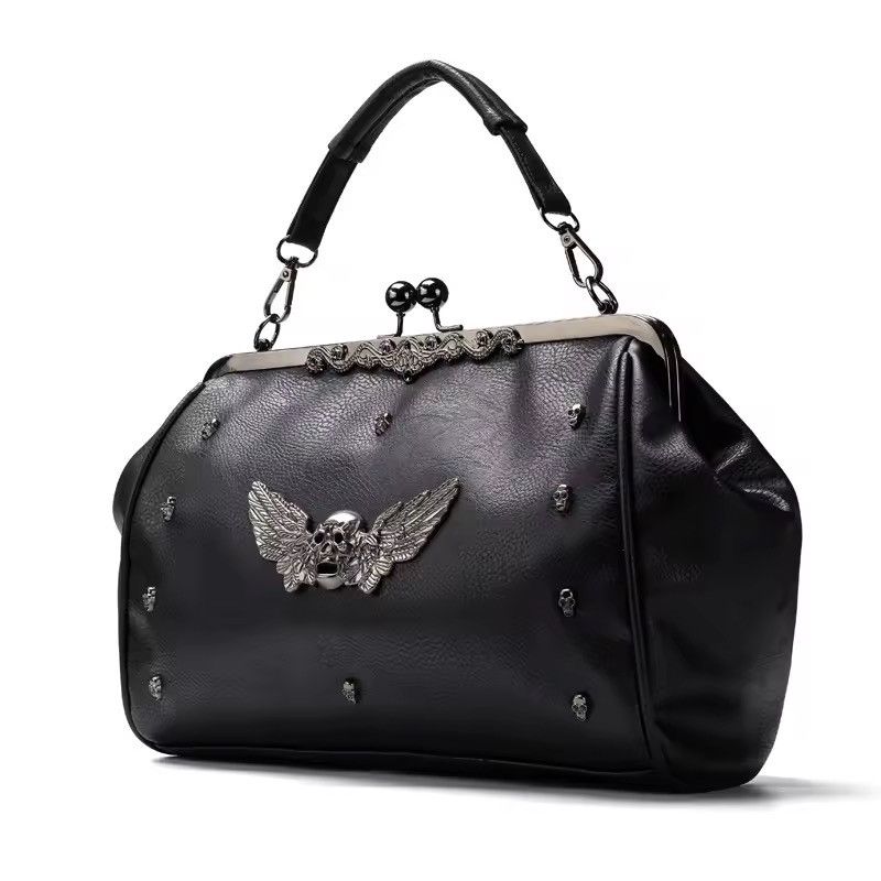 Other Y2K Skull Rivet Tote Bag – Premium Punk Crossbody Size ONE SIZE - 1 Thumbnail