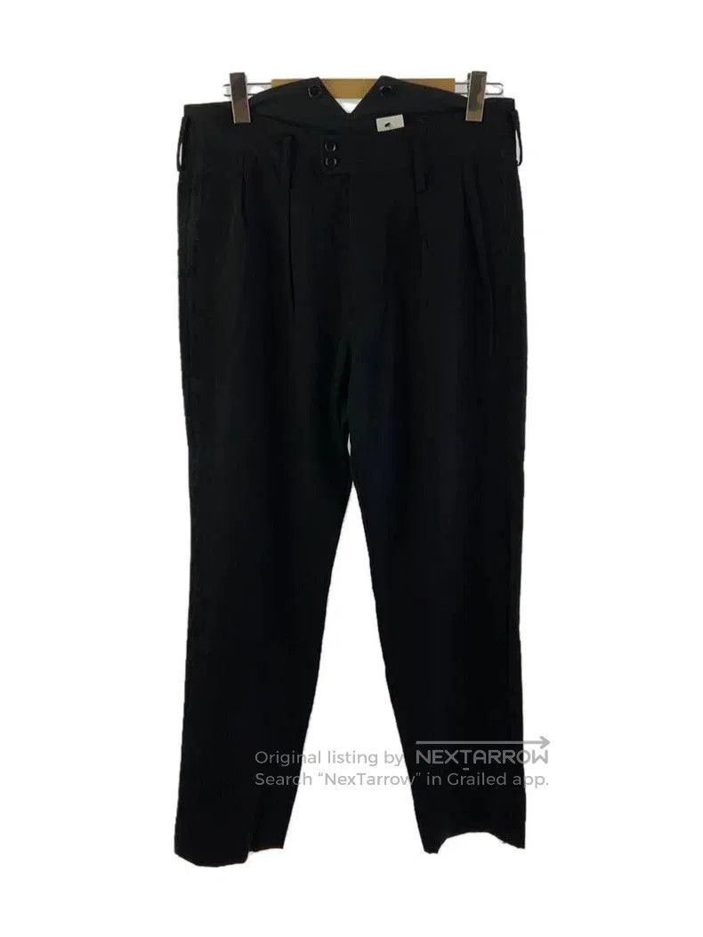 Yohji Yamamoto Yohji Yamamoto Wool Silk Trimmed Dress Pants. Size US 26 / EU 42 - 2 Thumbnail