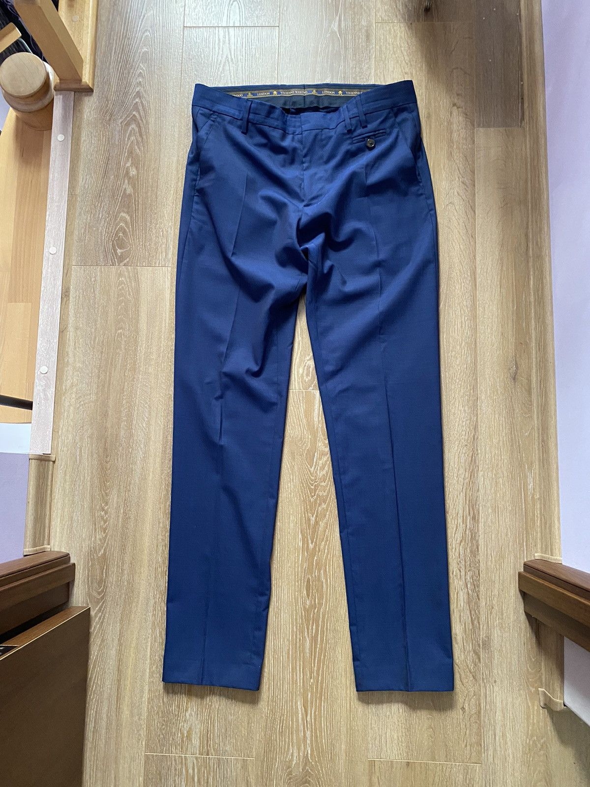 Vivienne Westwood Vivienne Westwood Blue pants With Small Front Pocket