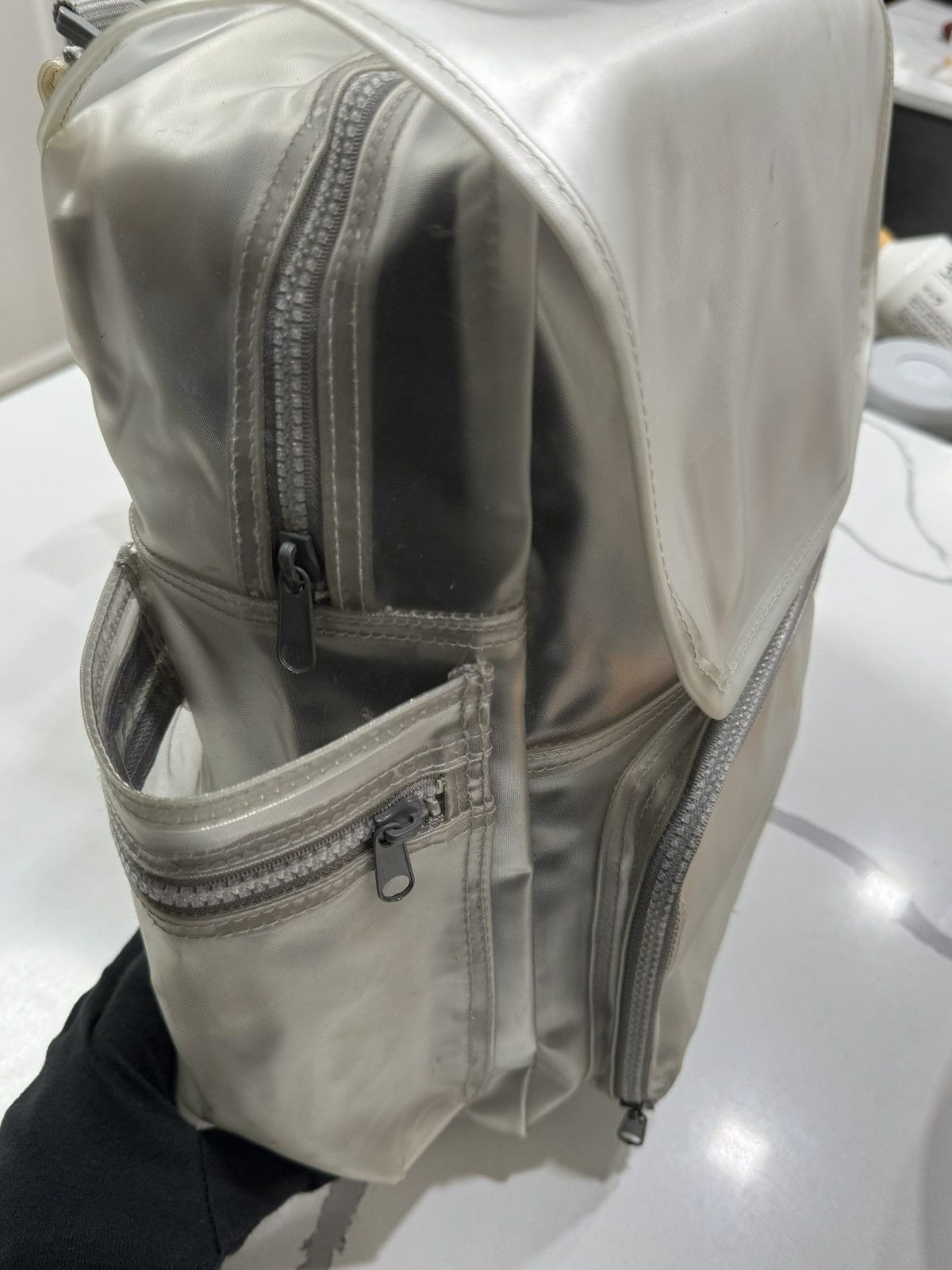 Gap Vintage Y2K GAP Technical Clear Multi-Pocket Backpack Size ONE SIZE - 7 Thumbnail