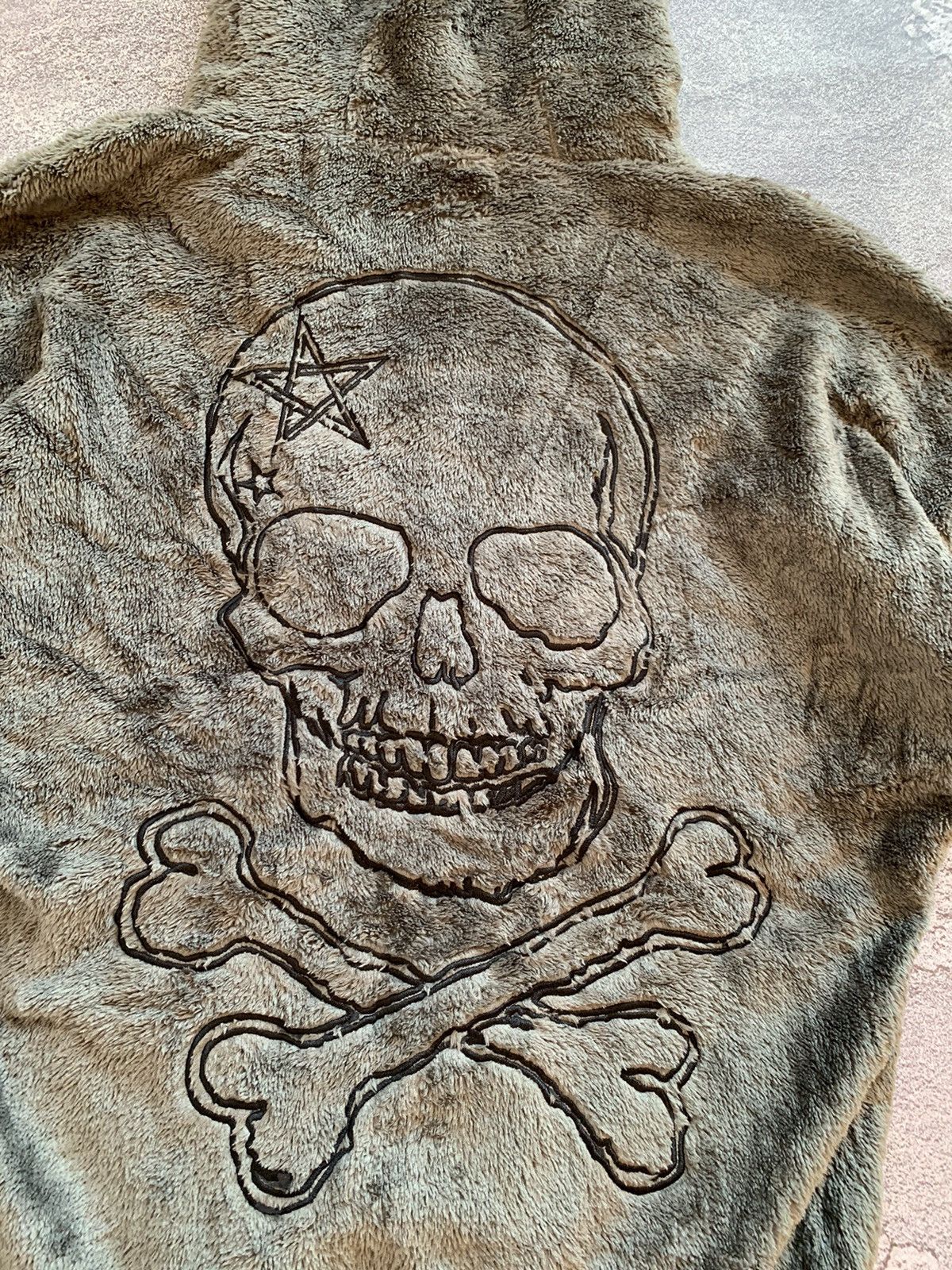 Japanese Brand GHOST OF HARLEM Japanese Brand Skull Teddy Womens Hoodie Size M / US 6-8 / IT 42-44 - 11 Thumbnail