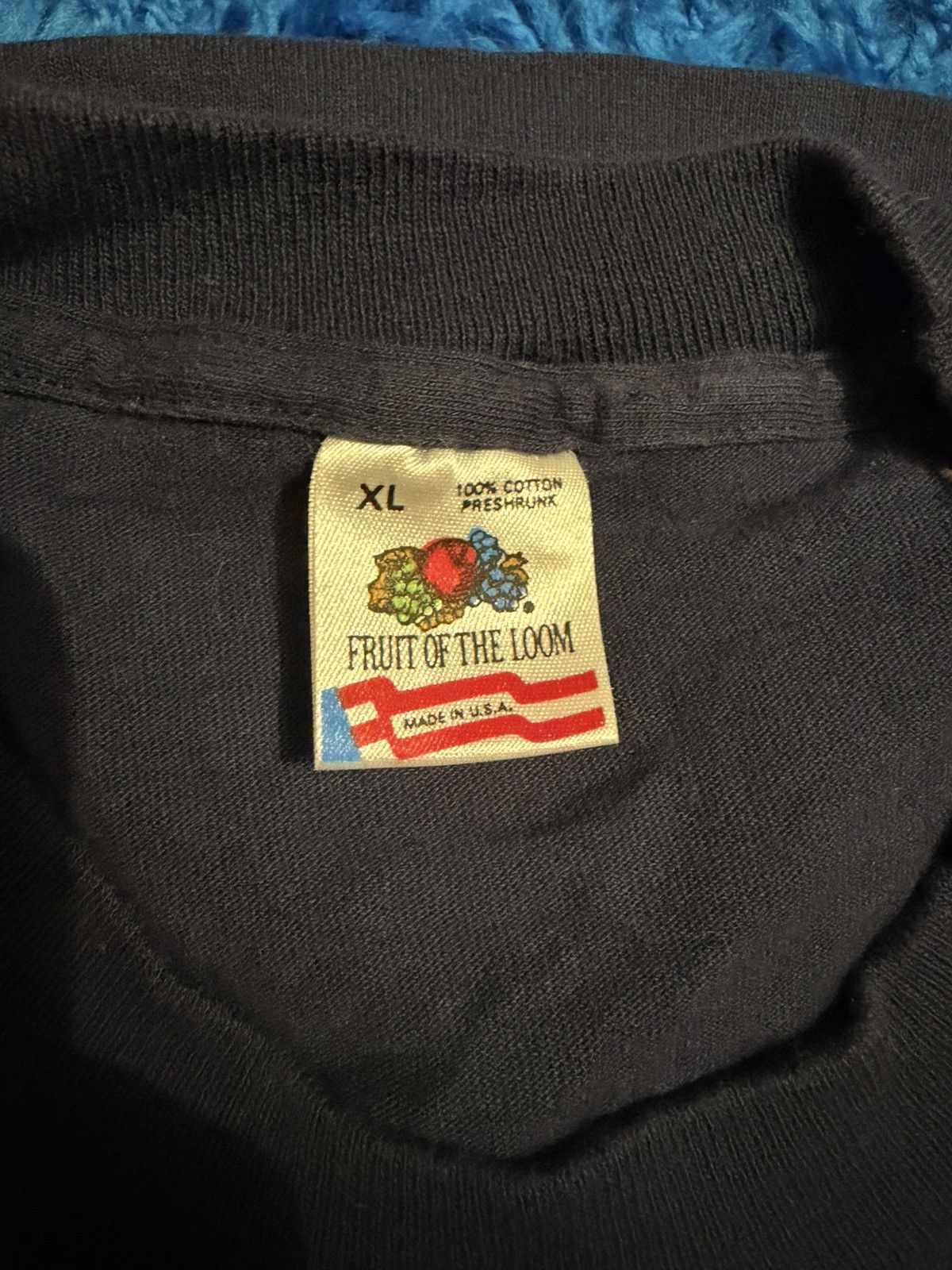 Fruit Of The Loom Vintage Single Stitch 91’ Carroll Tigers 12-0 Tee Size US XL / EU 56 / 4 - 2 Thumbnail