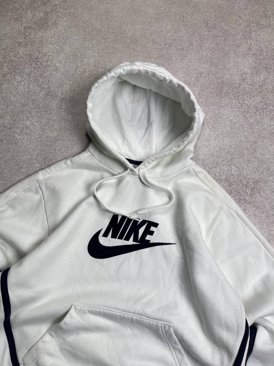 Nike × Vintage Vintage Nike Big Swoosh Boxy Hoodie Y2K S Size US S / EU 44-46 / 1 - 3 Thumbnail