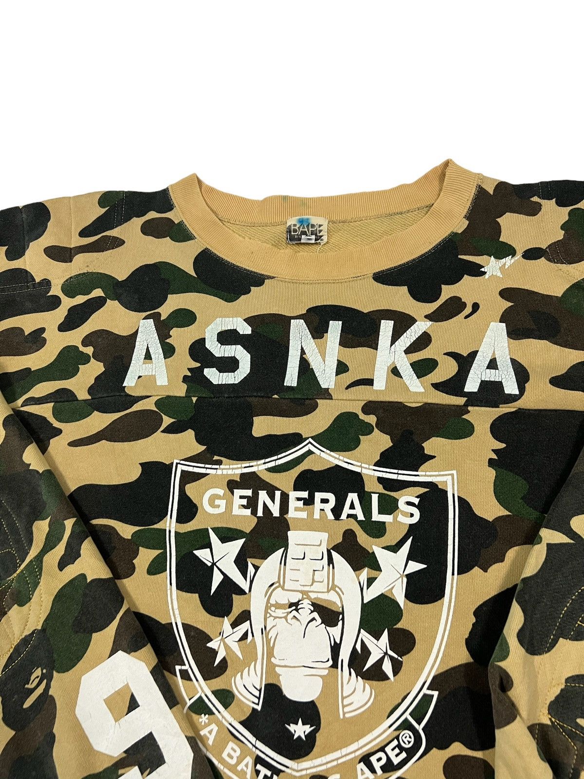 Bape 1st Camo Generals Crewneck Size US XL / EU 56 / 4 - 8 Thumbnail