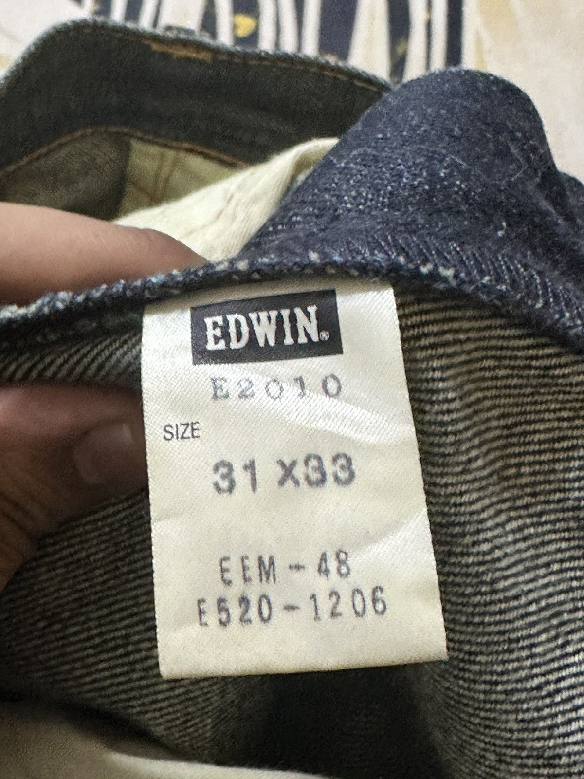 Edwin Vintage E-Function Edwin Curly Mudwash Ripped Denim Size US 30 / EU 46 - 10 Thumbnail
