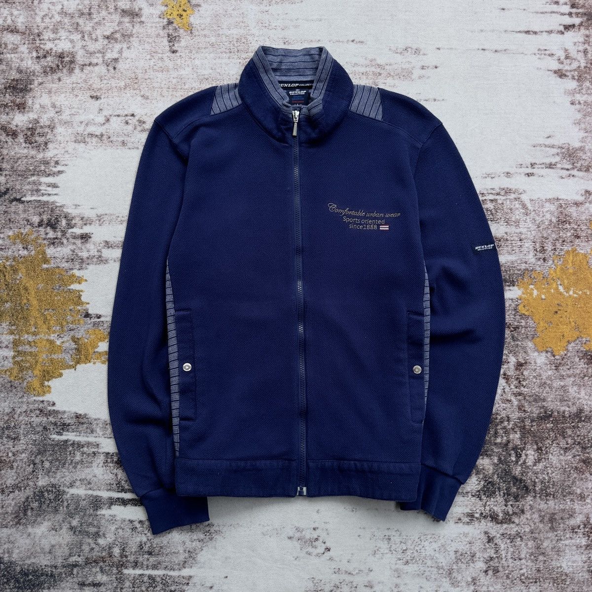 Dunlop DUNLOP COLLECTION SPORTS ORIENTED FULL ZIP TRACK JACKET Size US L / EU 52-54 / 3 - 1 Thumbnail