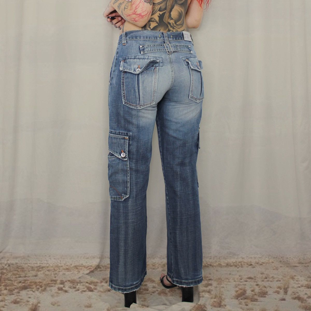 Other 🐠CARGO DENIM PANTS🐠 Size 32" / US 10 / IT 46 - 1 Thumbnail
