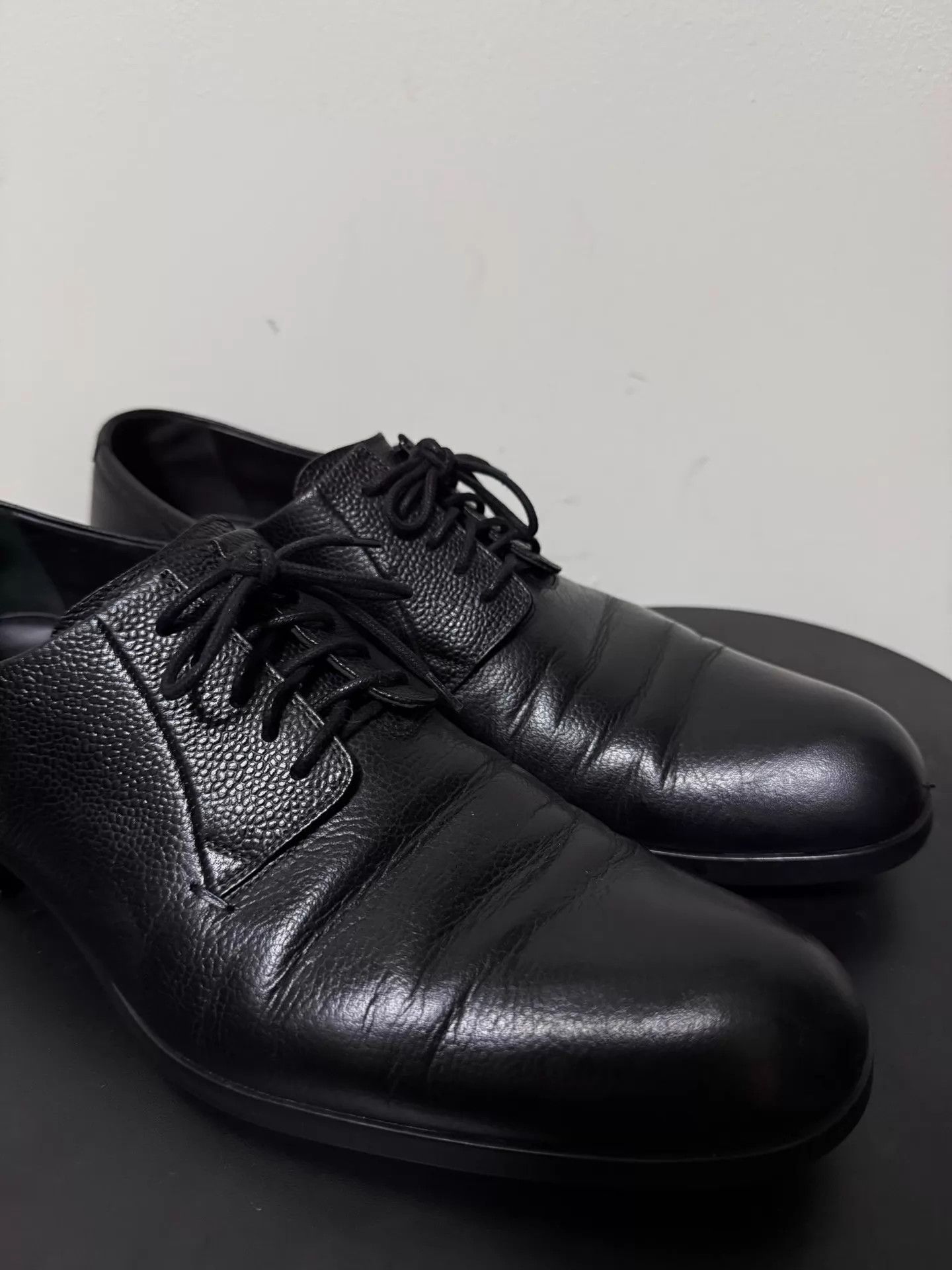 Giorgio Armani GiorgioArmani GA Mainline Grain Leather Derby Shoes 42 Size US 9 / EU 42 - 4 Thumbnail