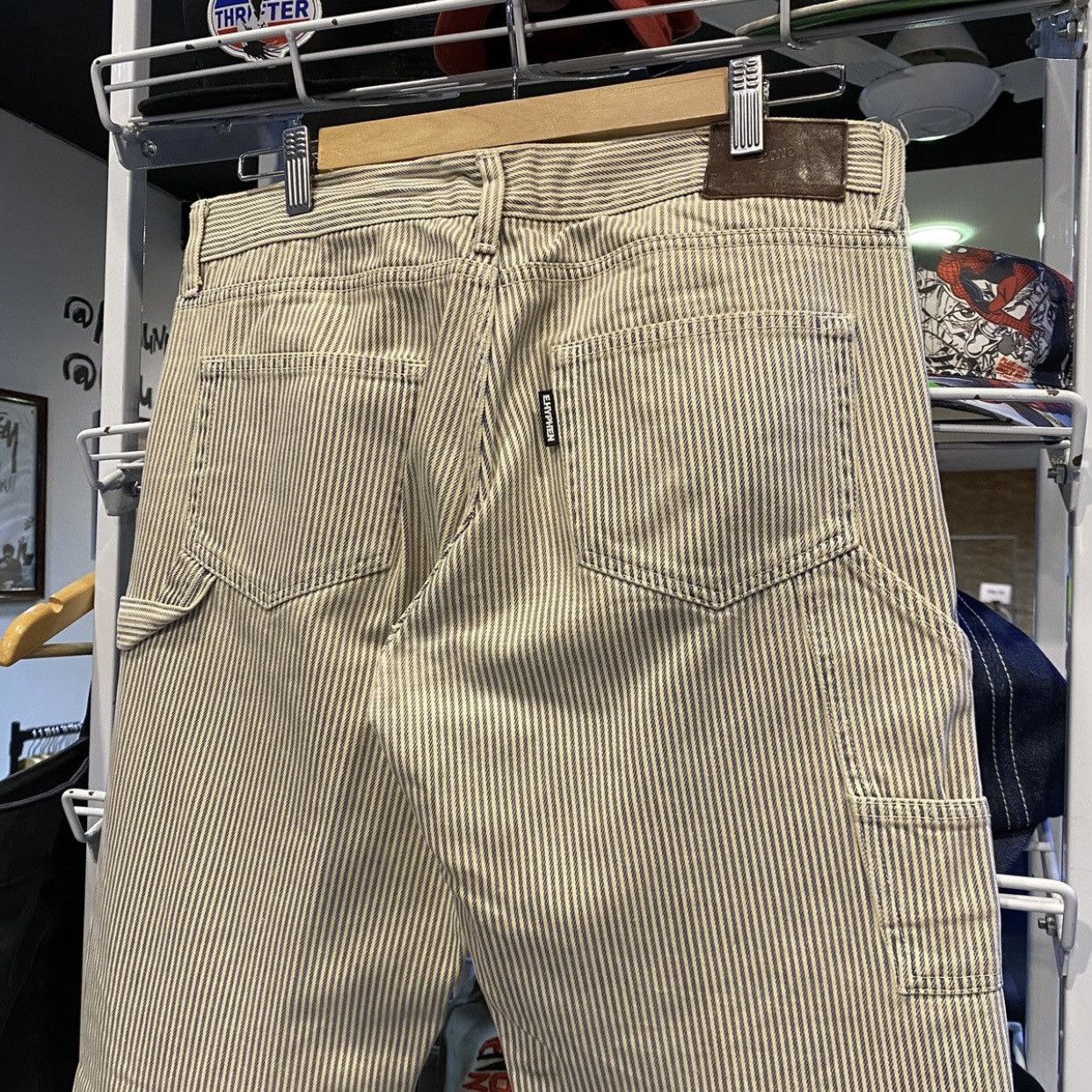Hysteric Glamour 🔥Sick Y2K E Hyphen World Gallery Carpenter Hickory Pants Size US 34 / EU 50 - 3 Thumbnail