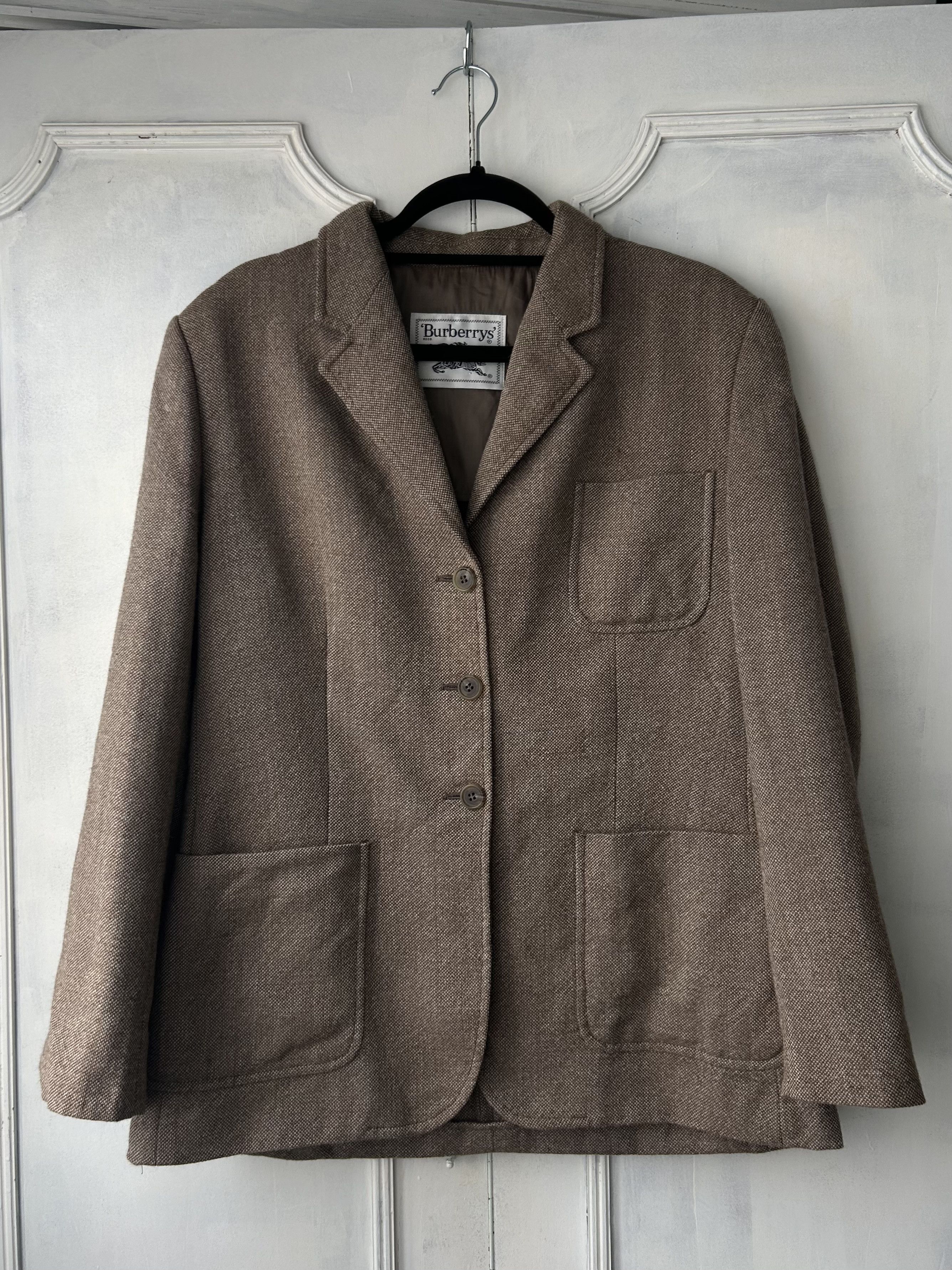 Burberry Burberry Vintage Wool Blazer Size 48S - 1 Thumbnail