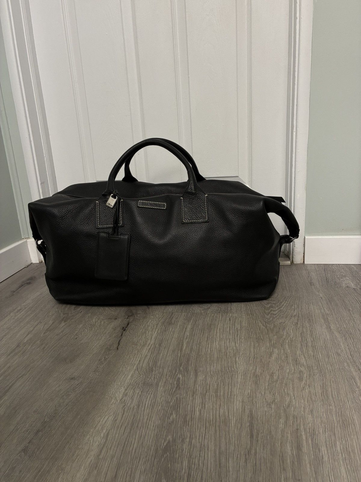 John Varvatos Vachetta Leather Duffle Bag Size ONE SIZE - 11 Thumbnail