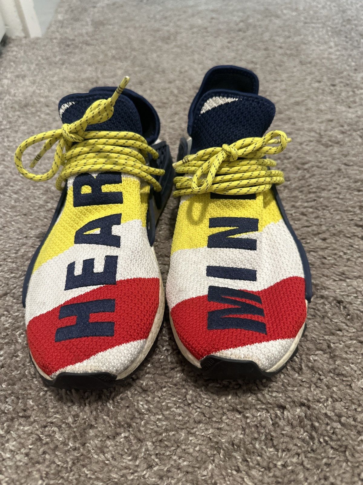 Adidas Billionaire Boys Club Pharrell Pharrell x Billionaire Boys Club NMD Human Race Trail BBC Grailed