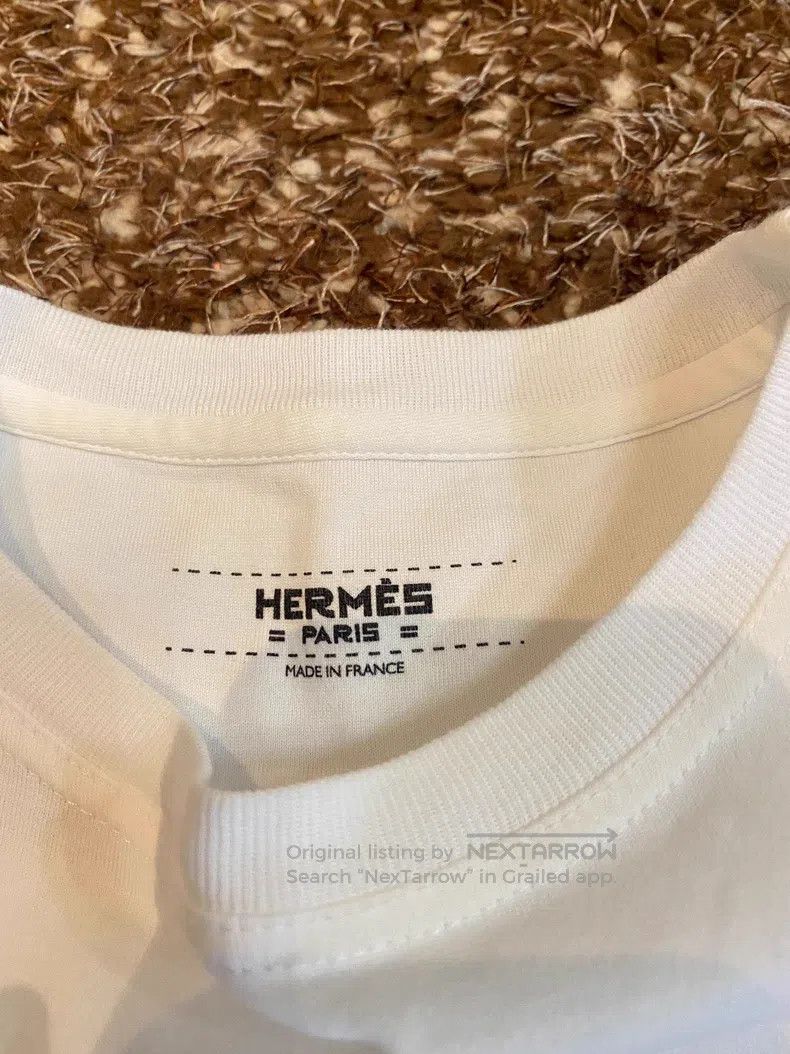Hermes Hermes Printed short sleeve T-shirt top Size XXS / US 00 / IT 34 - 3 Thumbnail