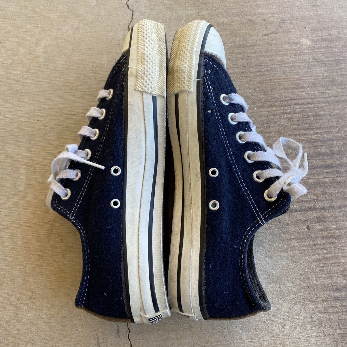 Converse Vintage Converse Shoes All Star Low Wool Made in USA 1980s Size US 7.5 / EU 40-41 - 3 Thumbnail