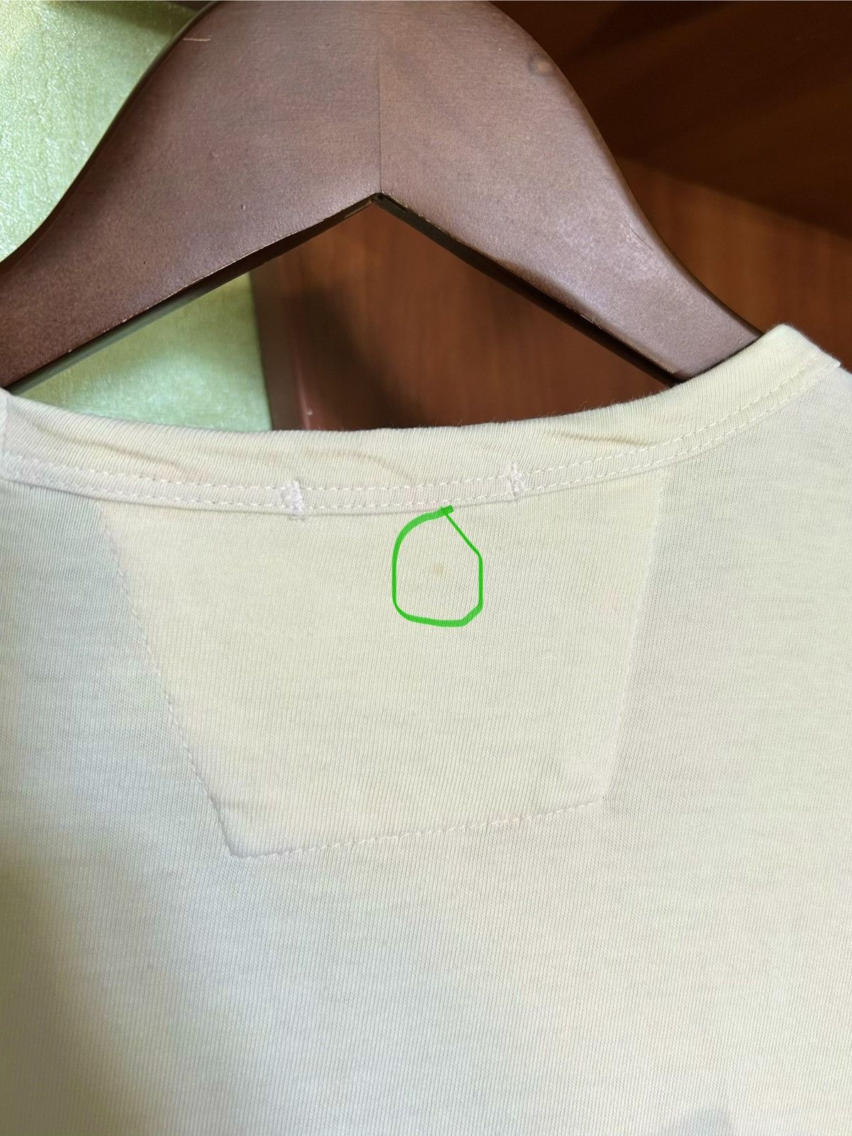 C.P. Company C.P. Company Resist Dyed Logo T-shirt Light Yellow cream Size US M / EU 48-50 / 2 - 6 Thumbnail