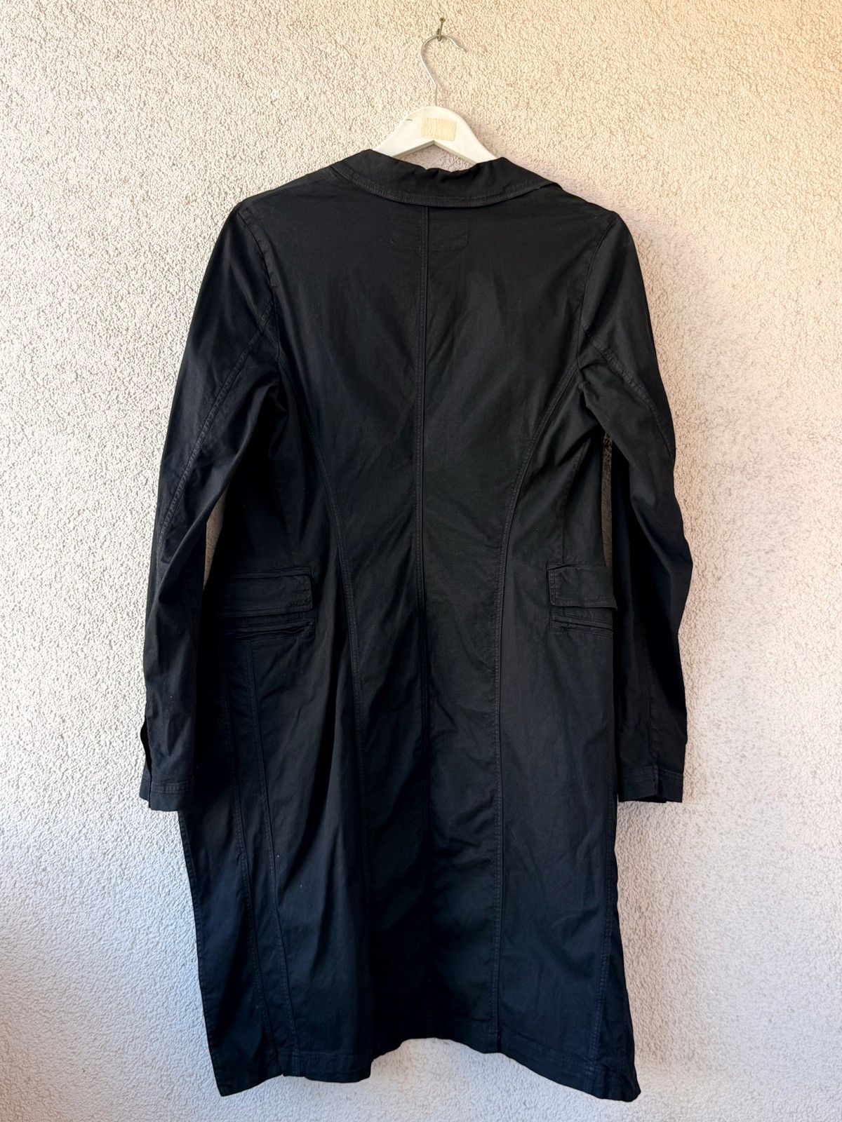 Rundholz Rundholz Womens Light Total Black Coat Elastic Cotton Size M Size M / US 6-8 / IT 42-44 - 5 Thumbnail