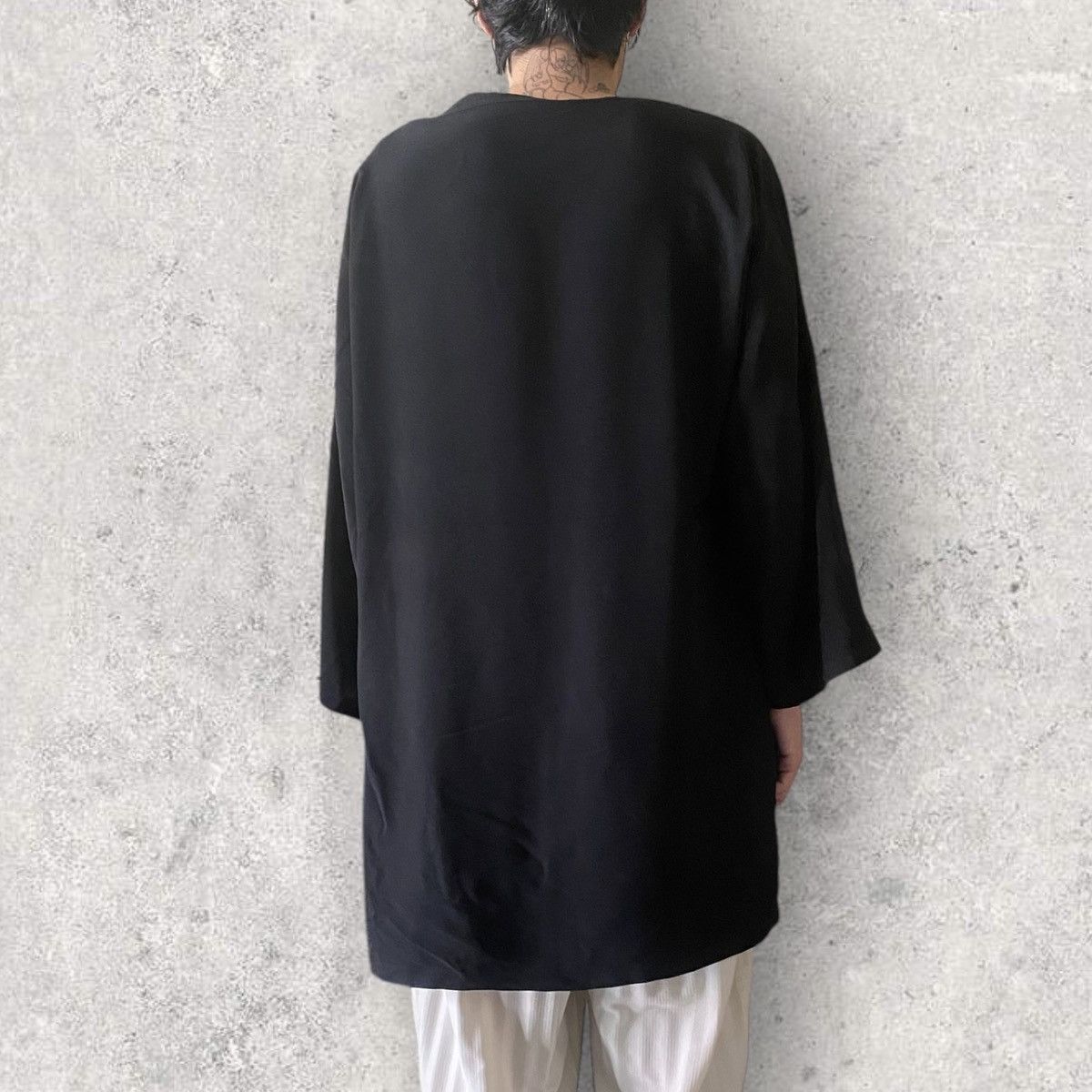 Yohji Yamamoto Vintage Late 90’s Long Blouse Size US M / EU 48-50 / 2 - 4 Thumbnail