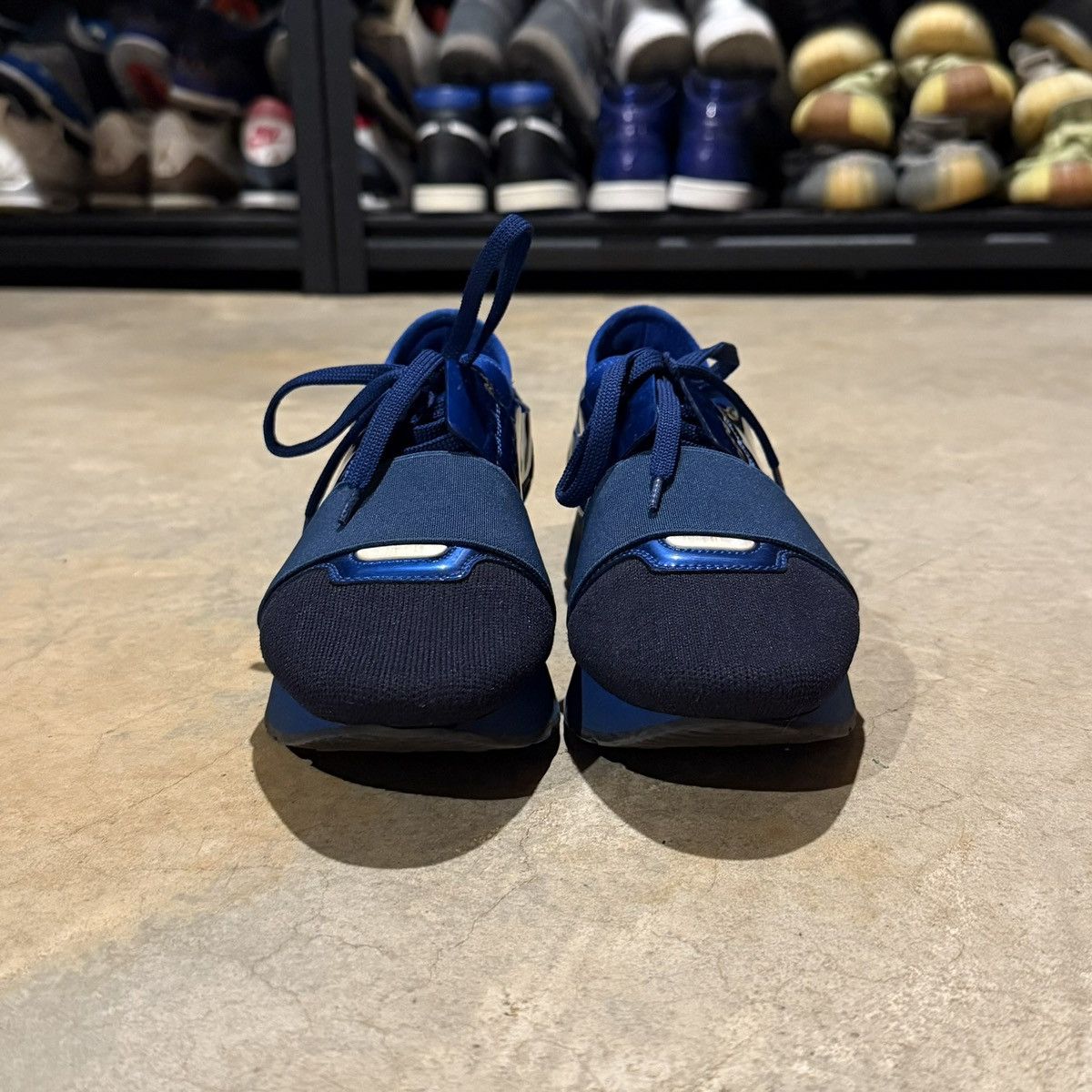 Balenciaga Balenciaga Race Runner Patent Leather Mesh Sneakers EU 37 Size US 7 / IT 37 - 6 Thumbnail
